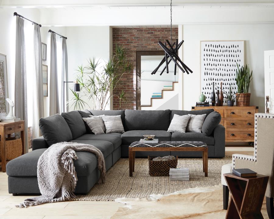 Serene Upholstered Modular Sectional Sofa - Image 5