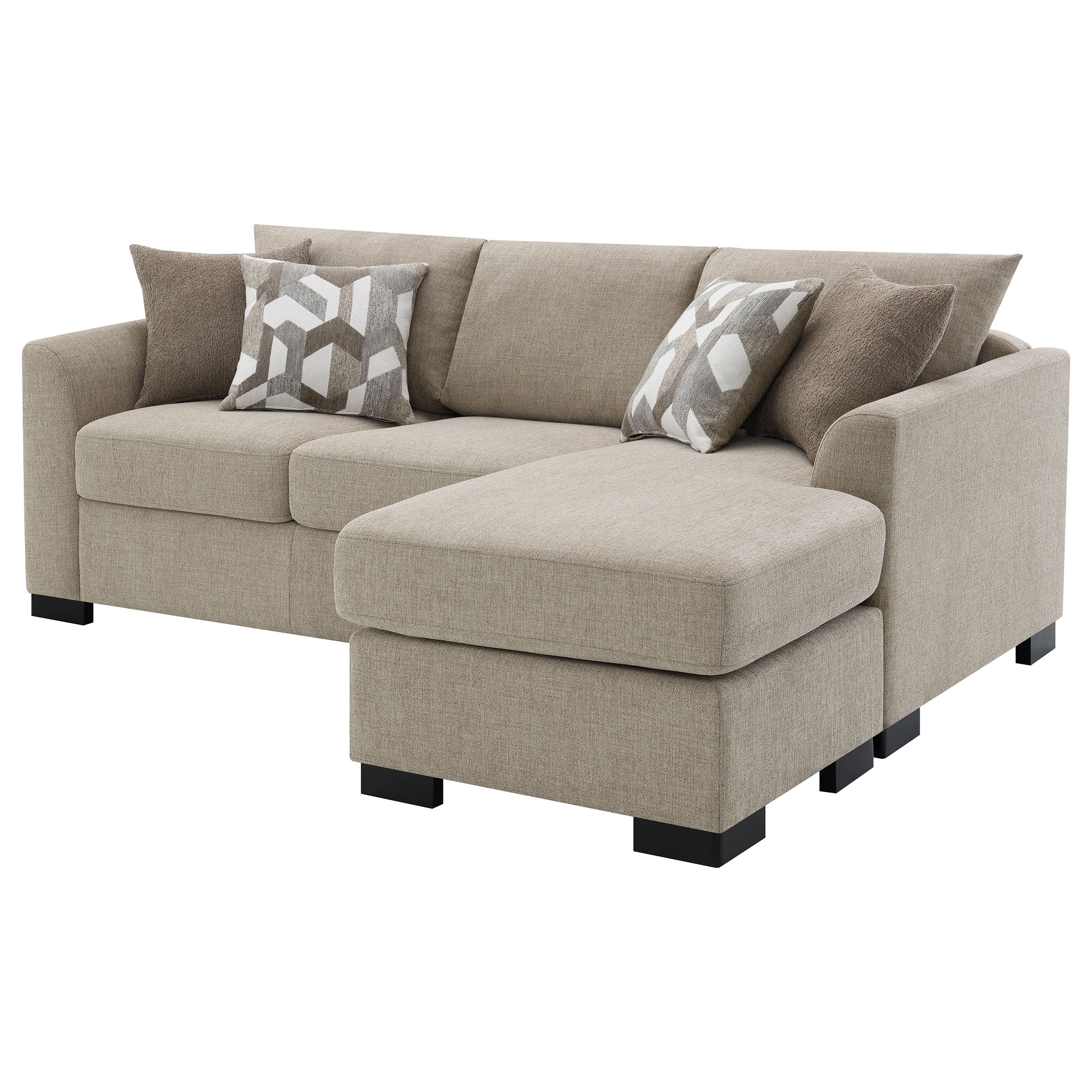 Storey Upholstered Sleeper Sectional Chaise Sofa - Image 35