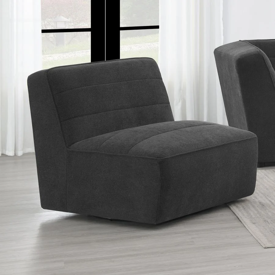 Sunny Upholstered Armless Chair - Image 2