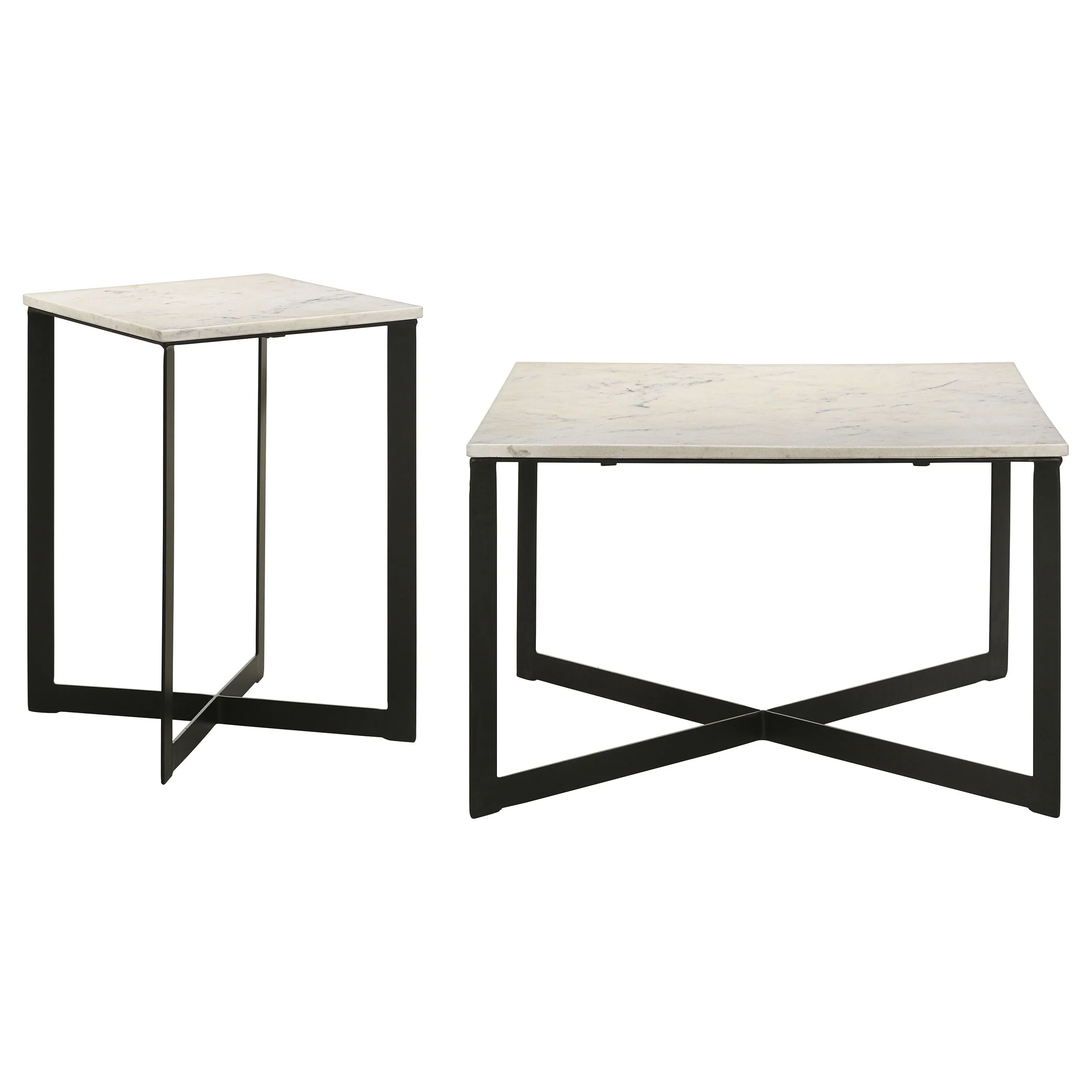 Tobin Marble Top Coffee and End Table Set - Image 5