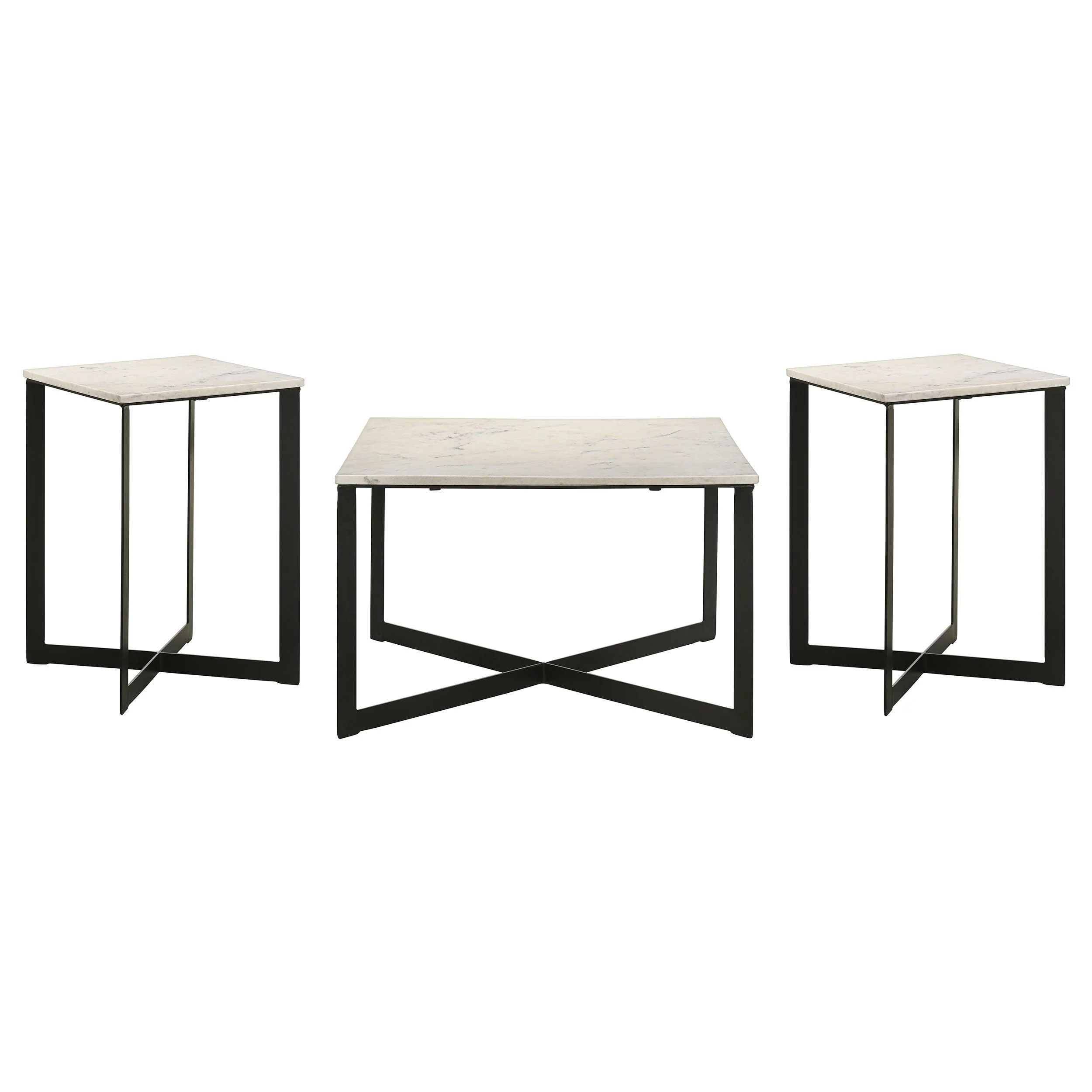 Tobin Marble Top Coffee and End Table Set - Image 6