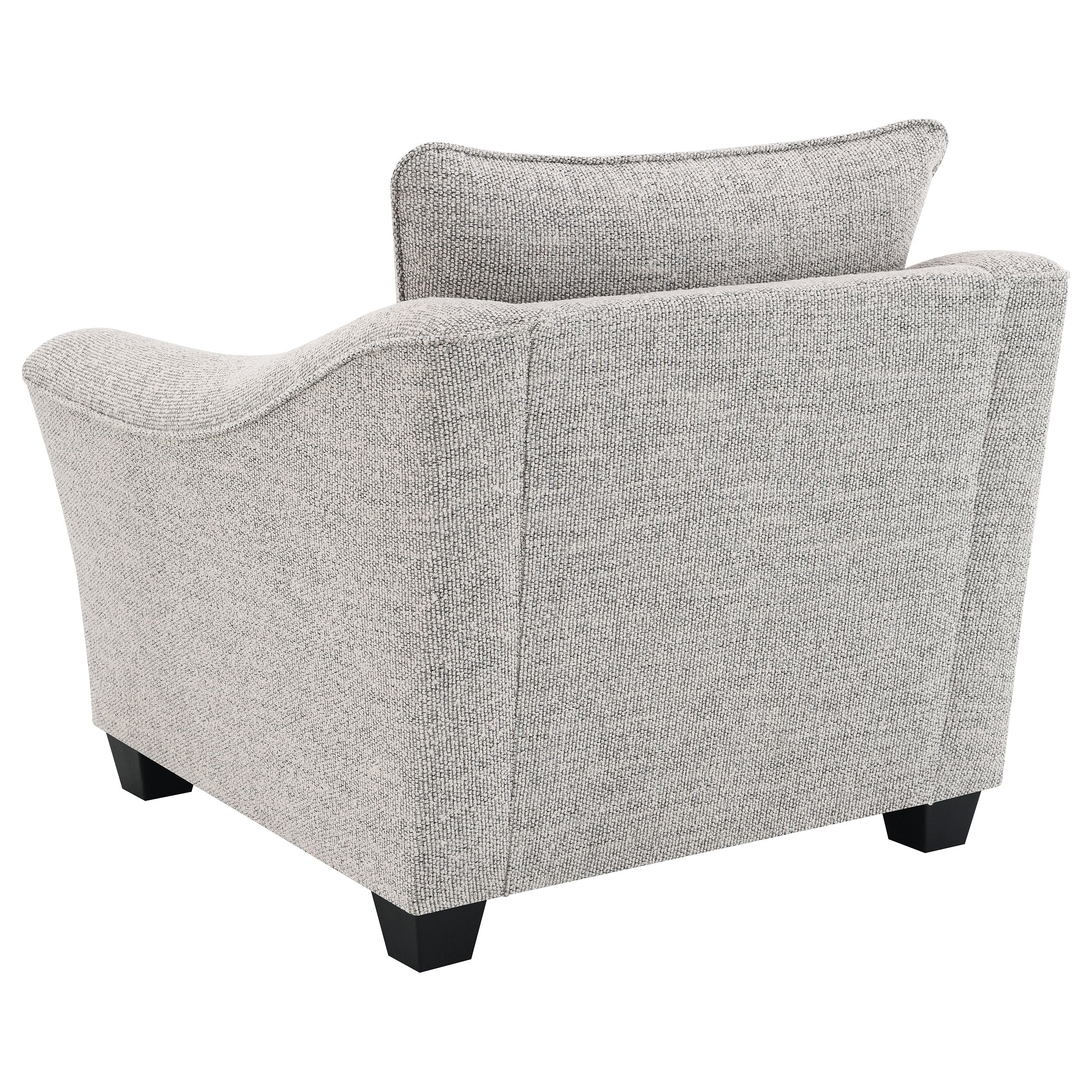 Tomkins Boucle Upholstered Chair Light Grey - Image 7