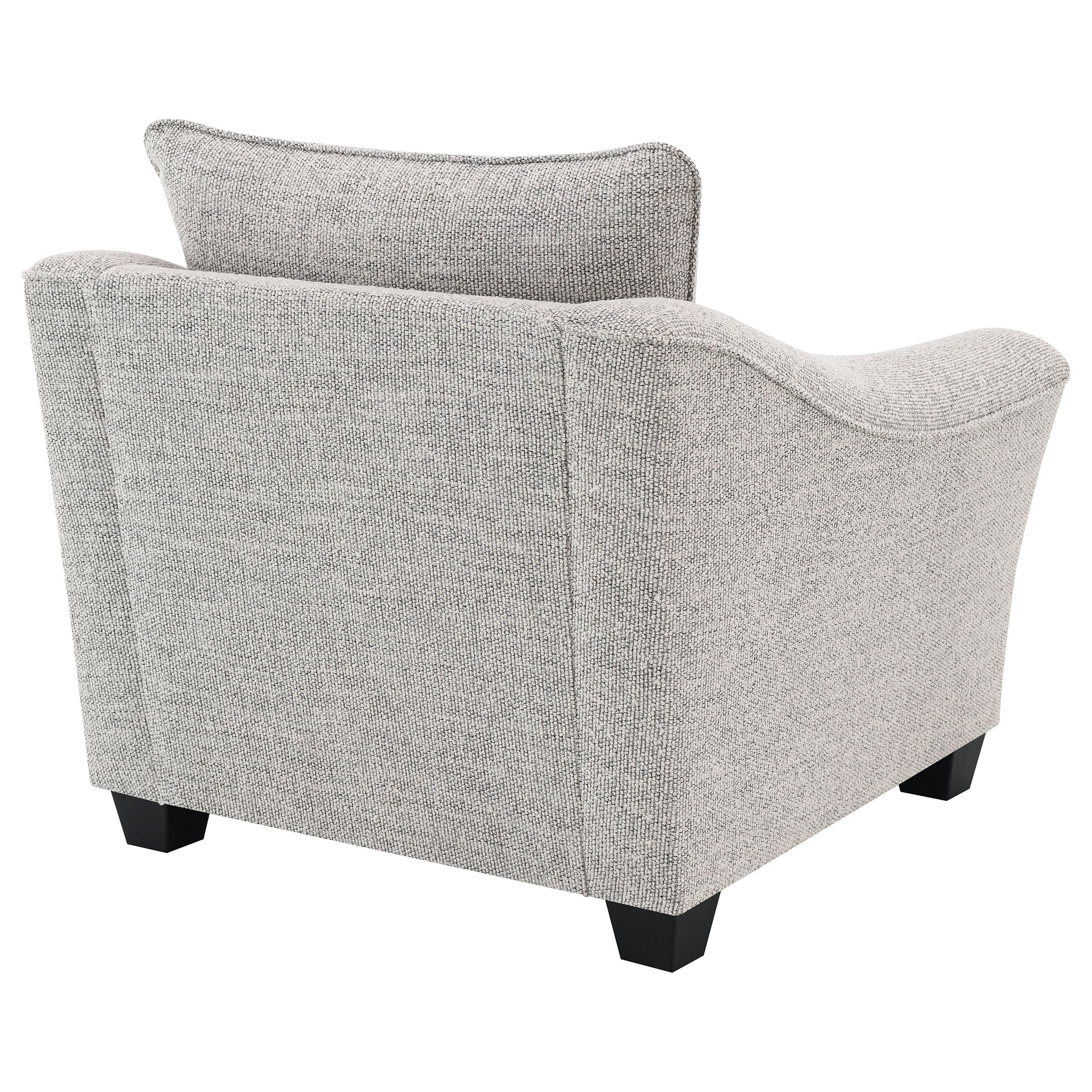 Tomkins Boucle Upholstered Chair Light Grey - Image 8