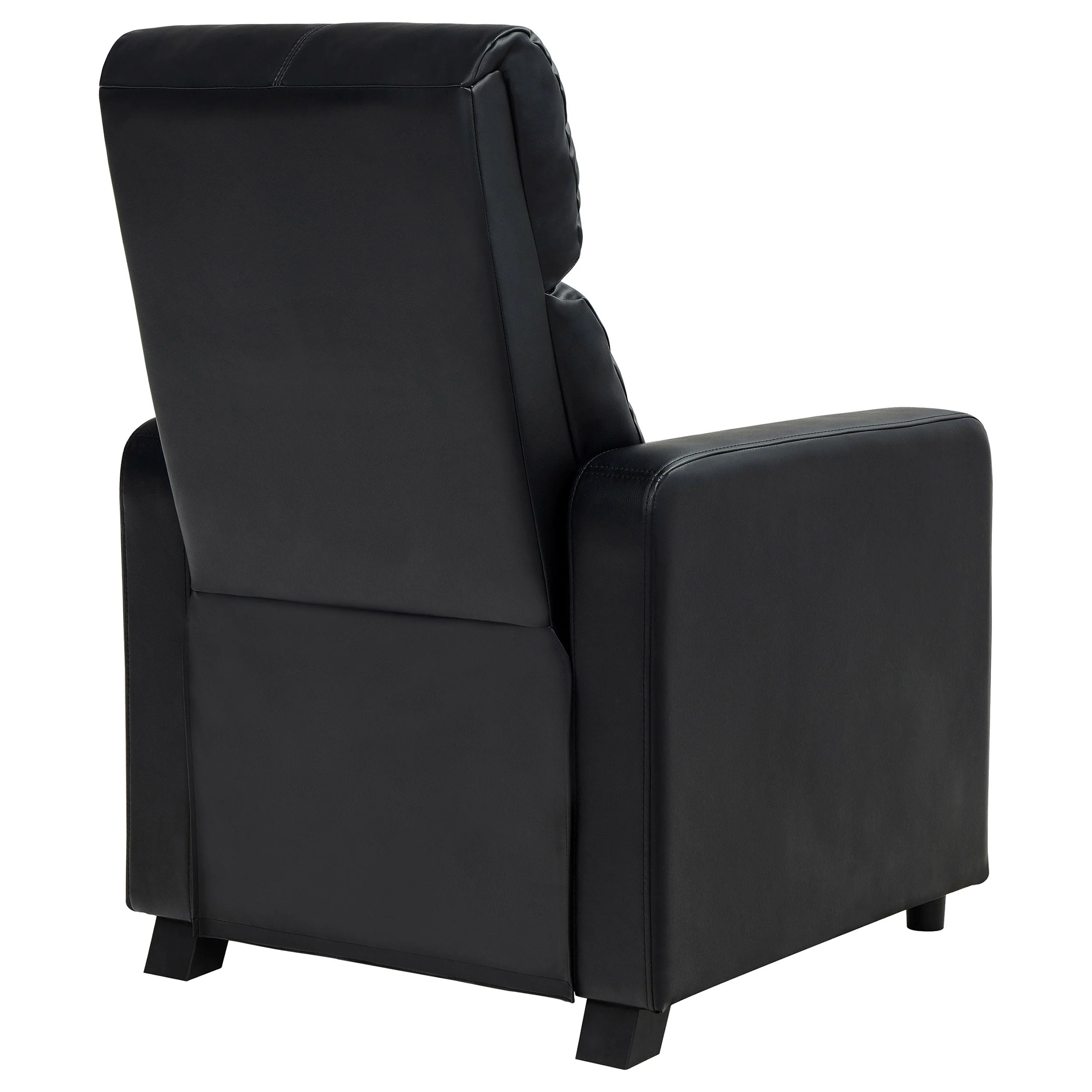Toohey Upholstered Home Theater Push Back Recliner Black - Image 11