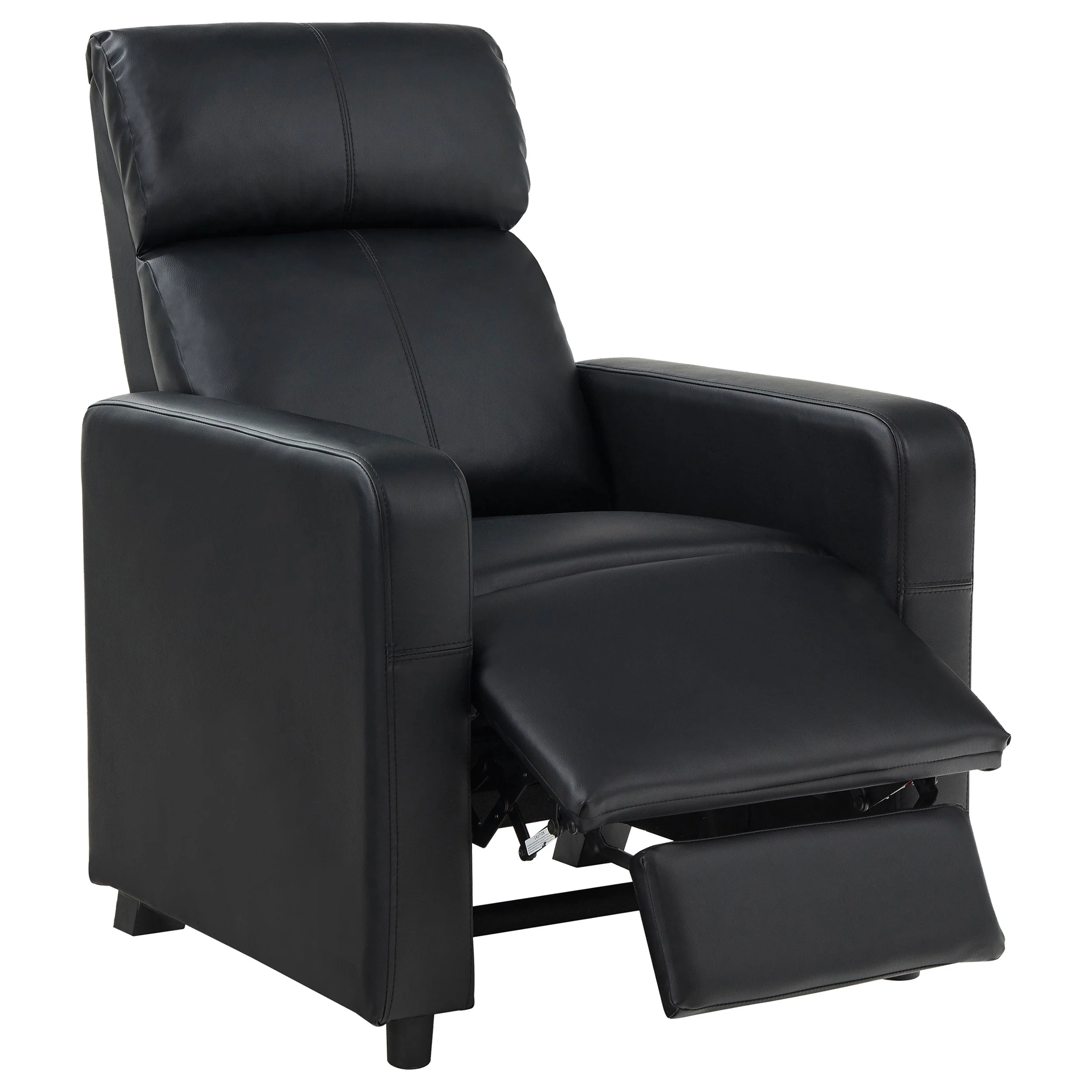 Toohey Upholstered Home Theater Push Back Recliner Black - Image 5