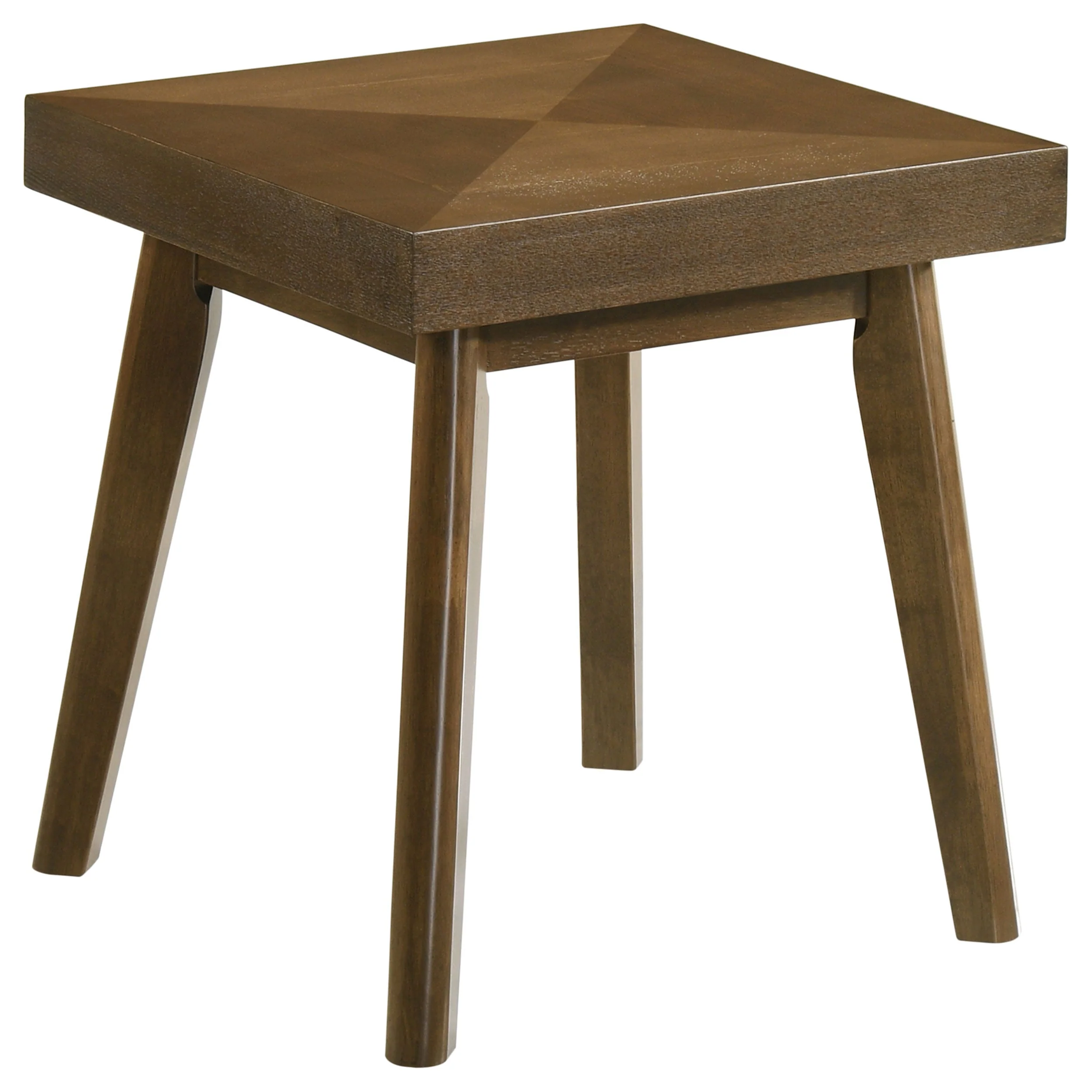 Westerly Square Wood Side End Table Walnut Brown - Image 2