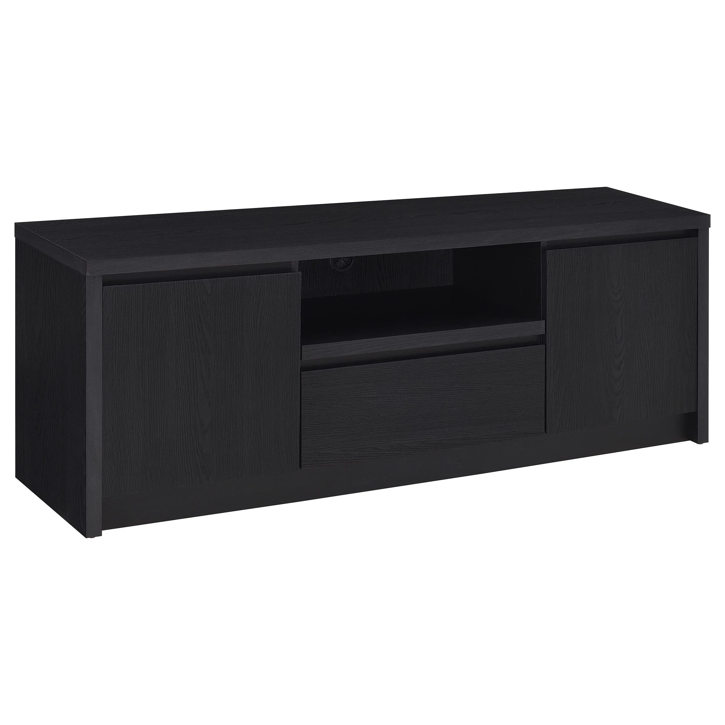 Winfield 3-piece Entertainment Center 60-inch TV Stand Black - Image 4