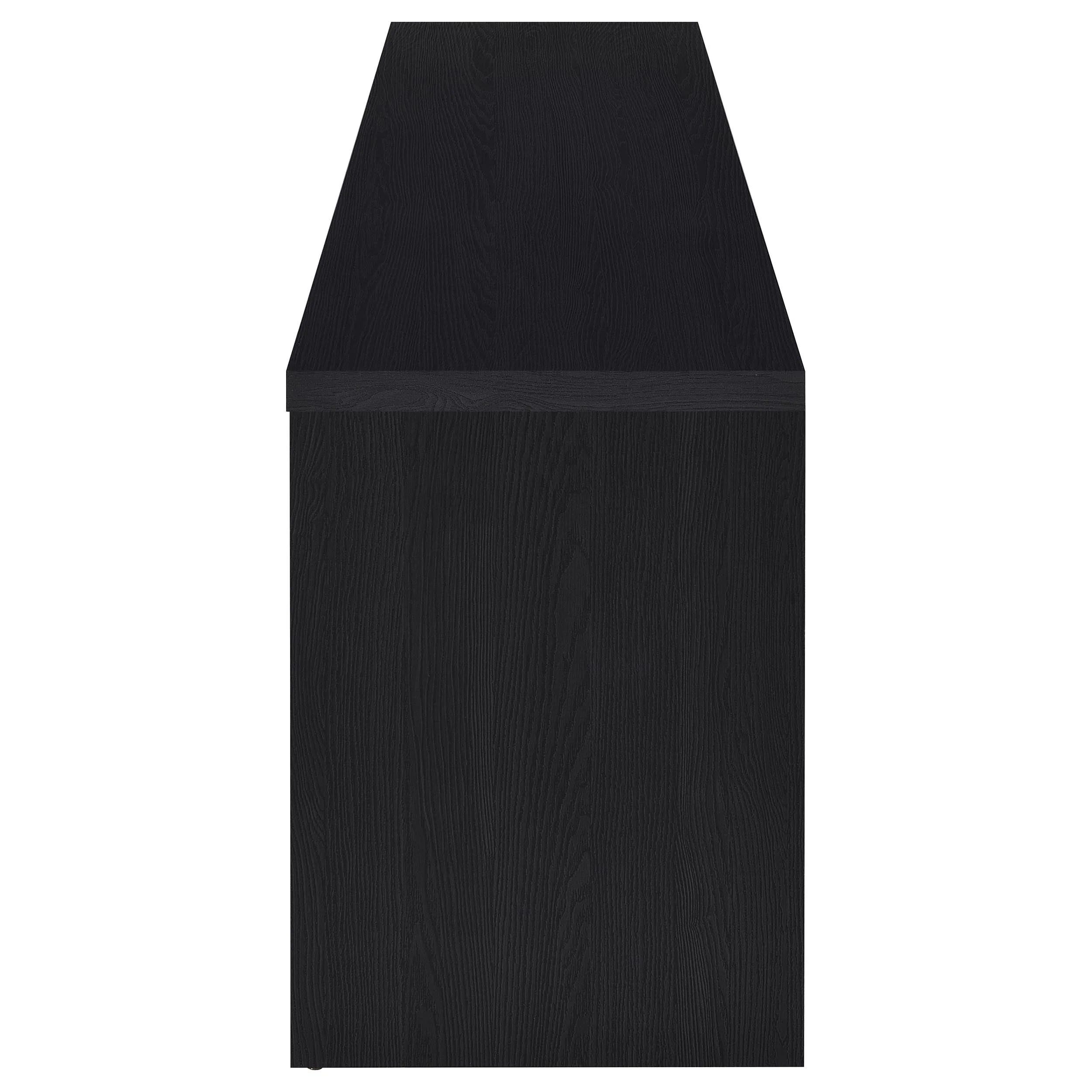 Winfield 60-inch 2-door TV Stand Media Console Black - Image 7