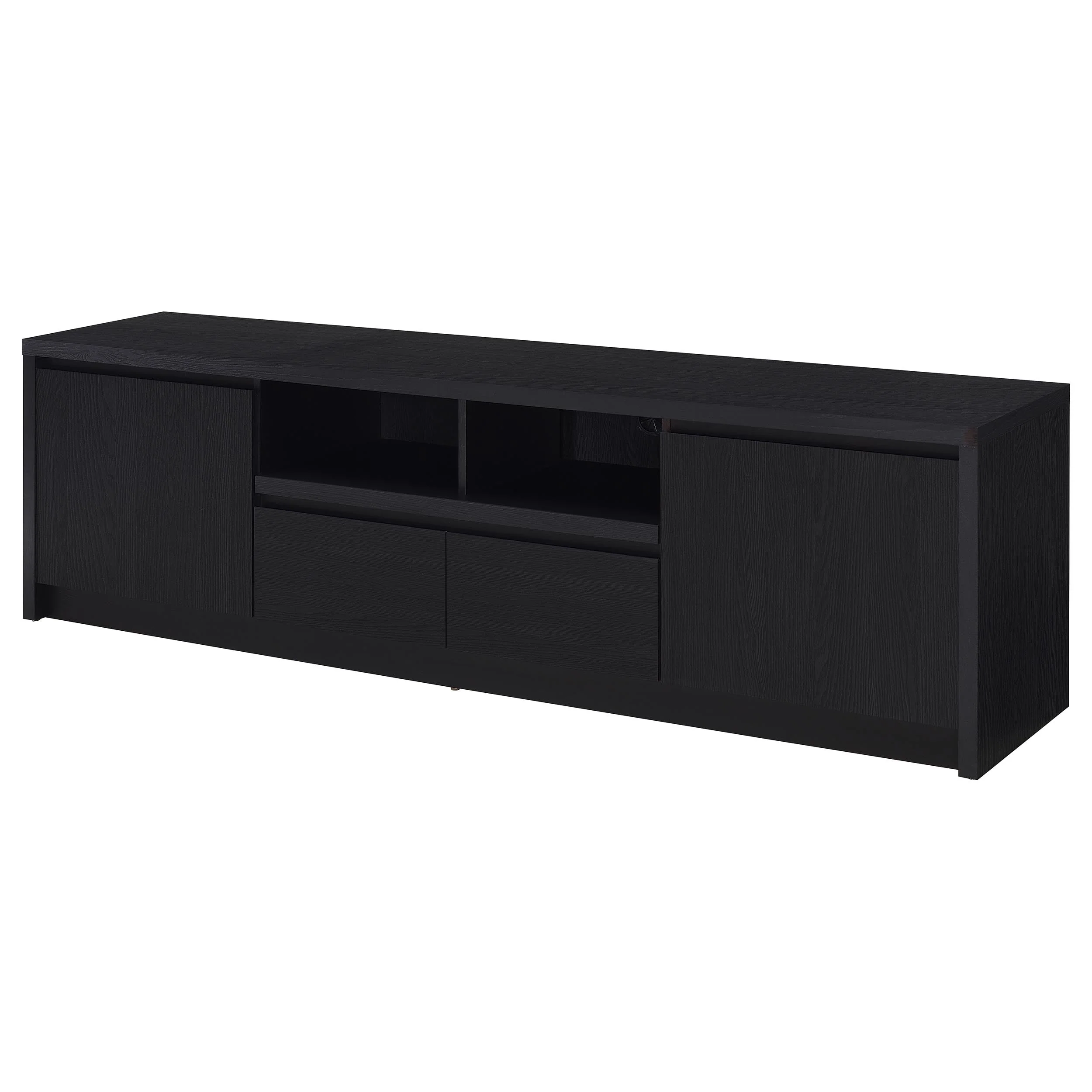Winfield 78-inch 2-door TV Stand Media Console Black - Image 6