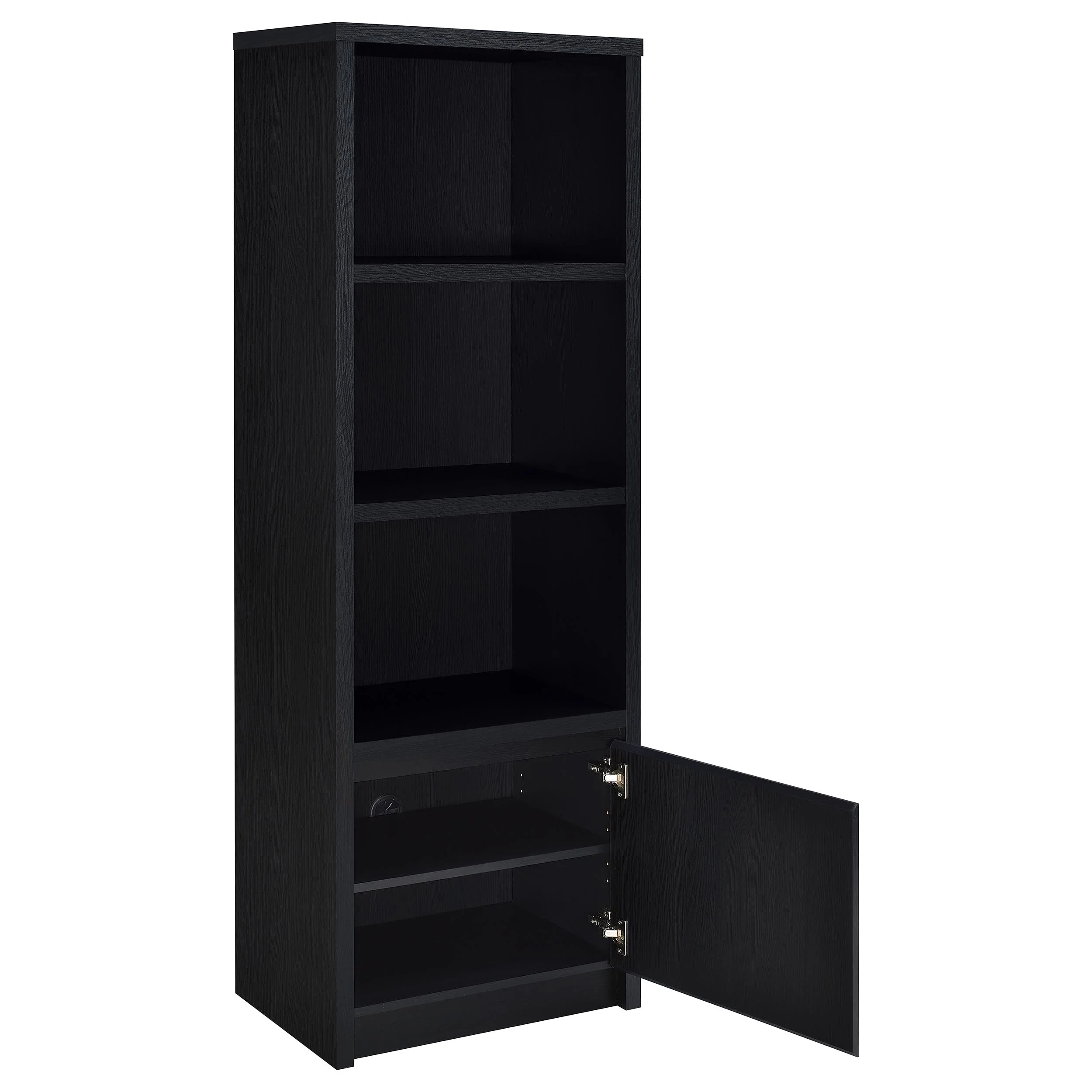 Winfield 3-sheld Media Tower Entertainment Pier Black - Image 4
