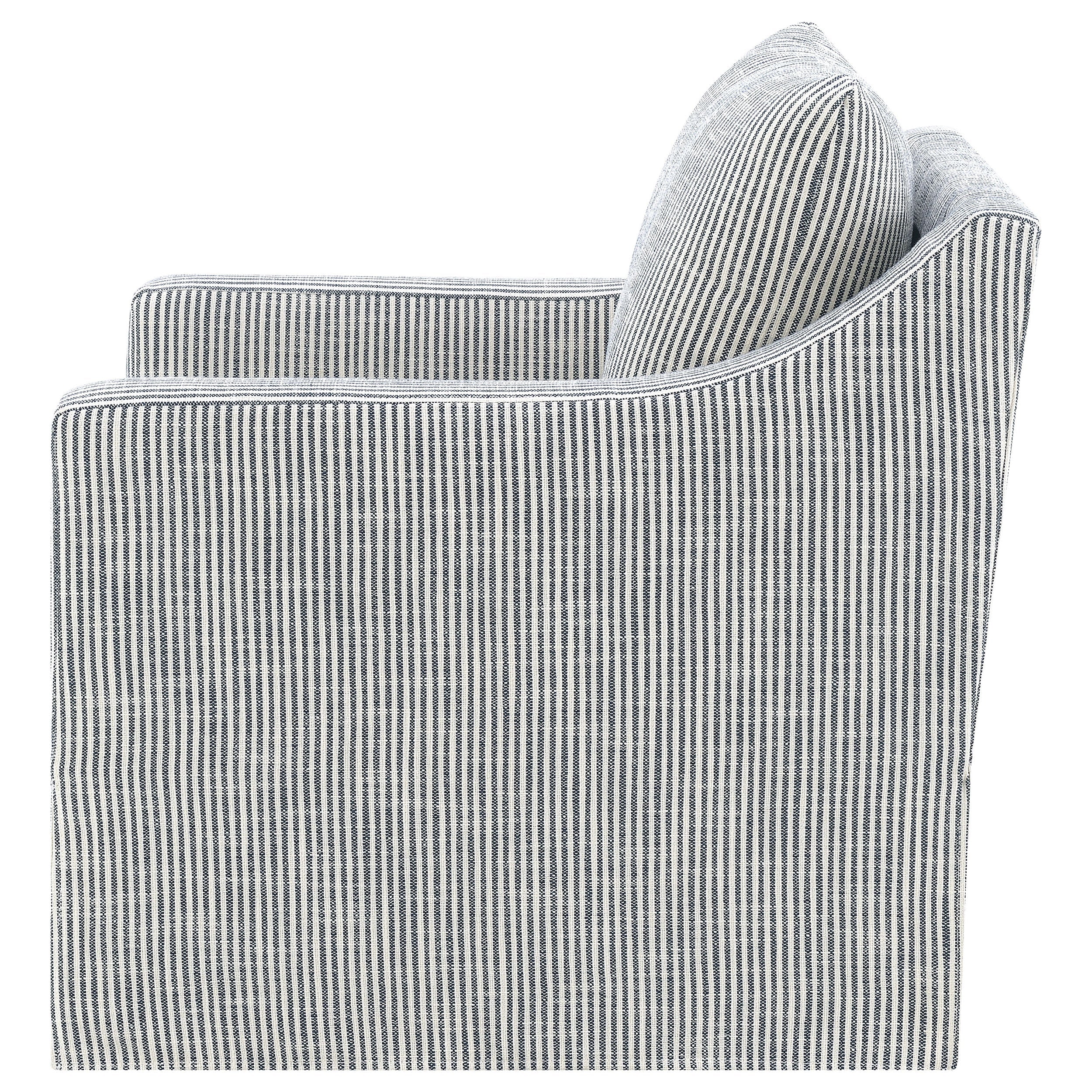 Winter Upholstered Sloped Arm Accent Swivel Chair - Image 12
