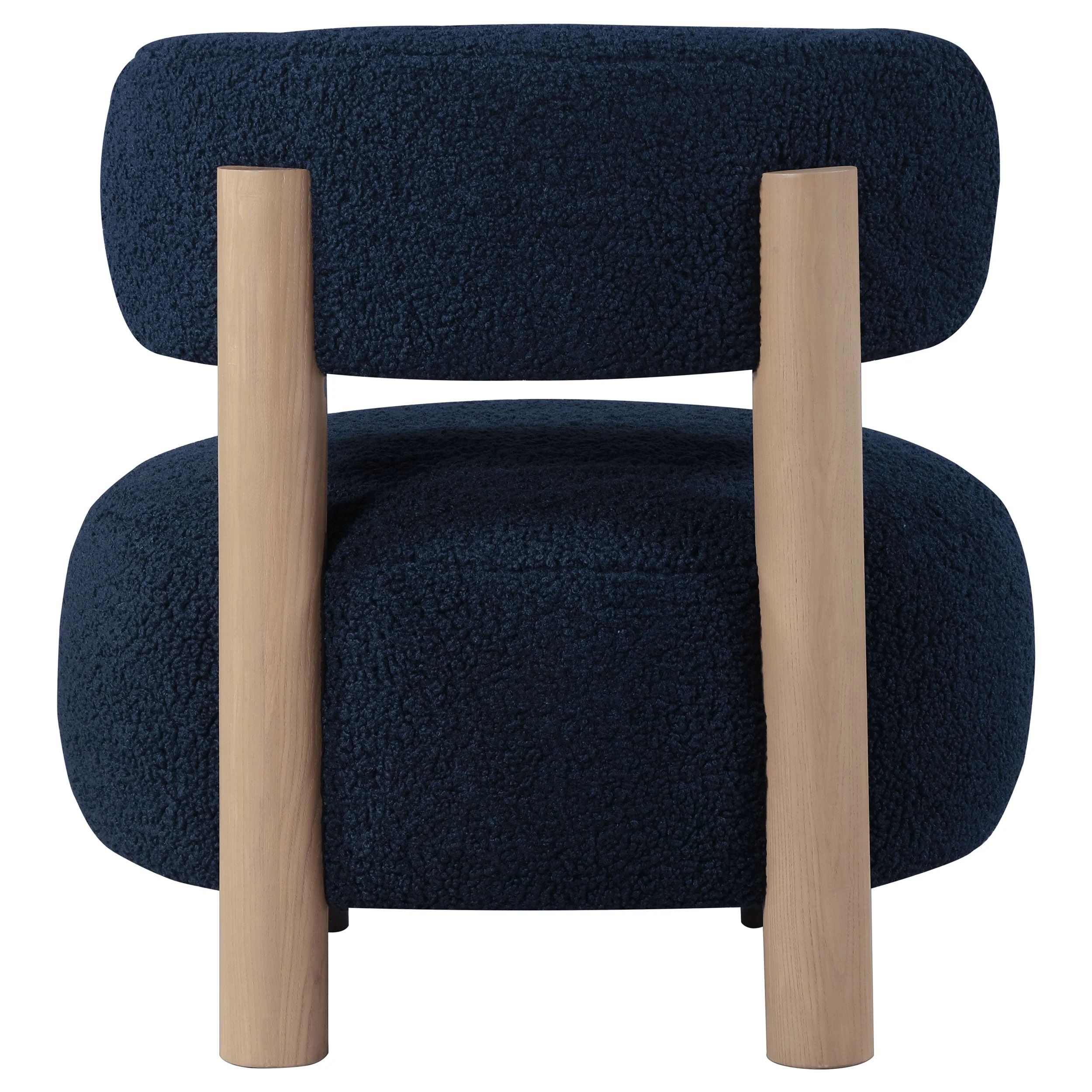 Zonie Boucle Upholstered Back Accent Chair - Image 16