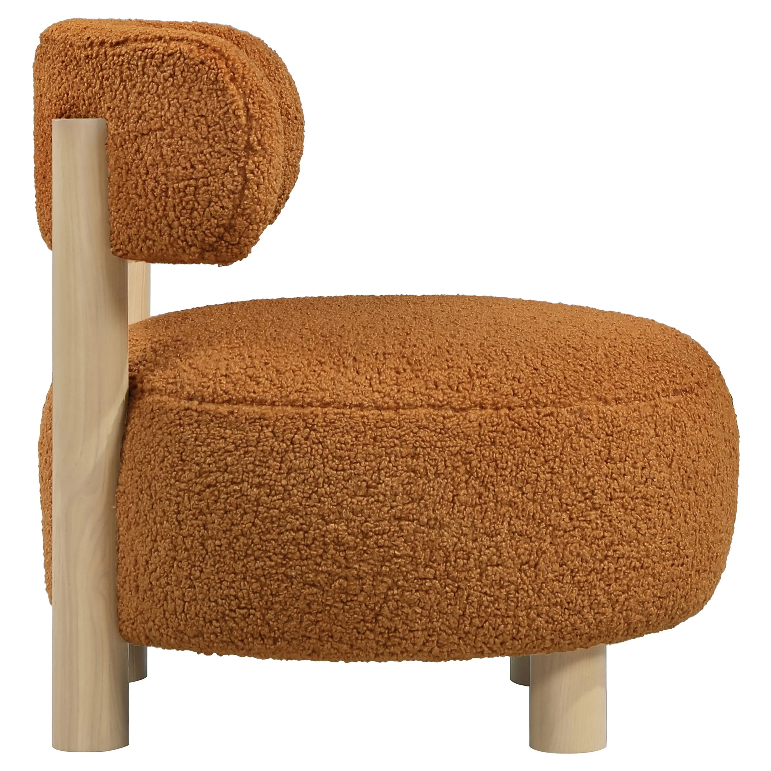 Zonie Boucle Upholstered Back Accent Chair - Image 19