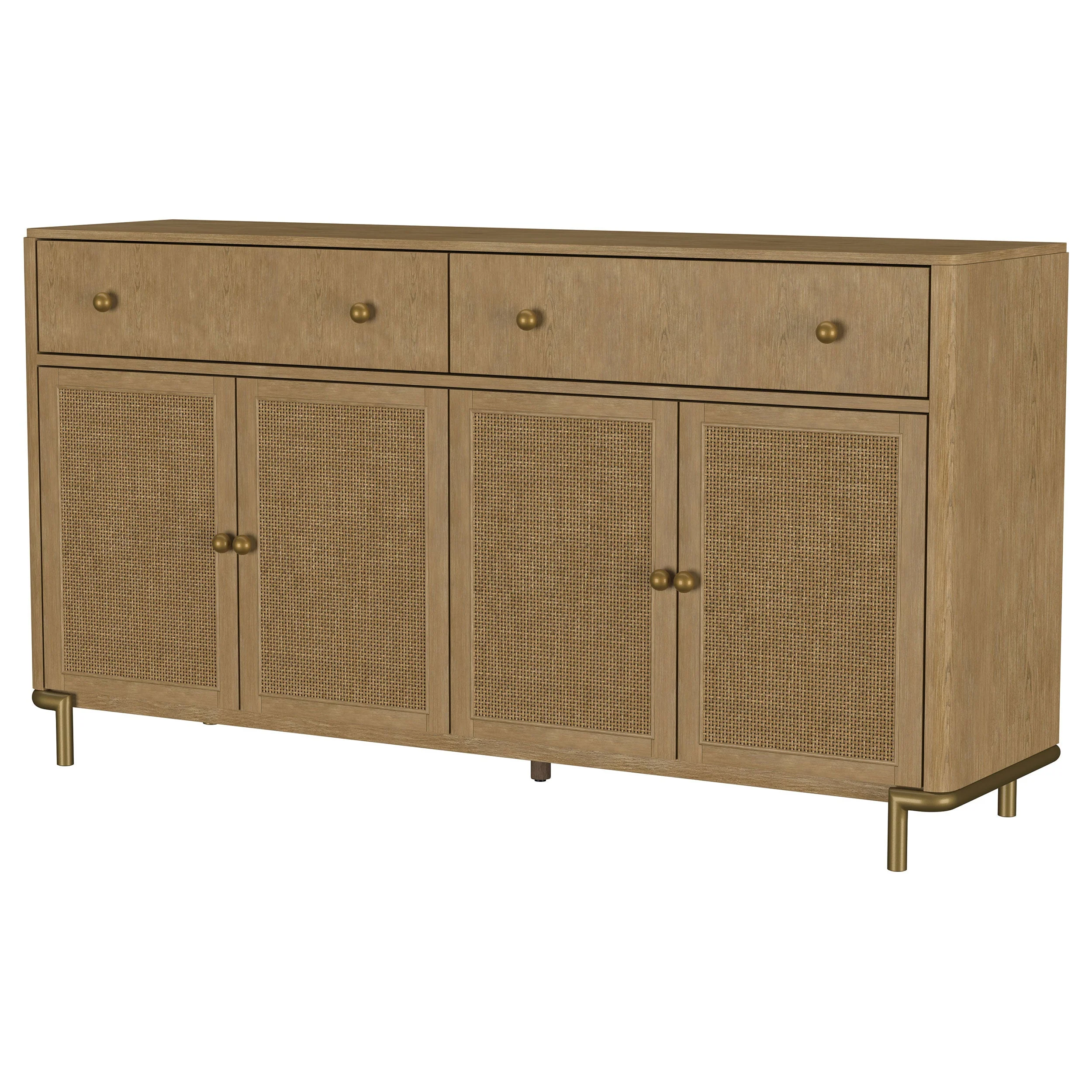 Arini 2-drawer Cane Door Dining Sideboard Server - Image 12