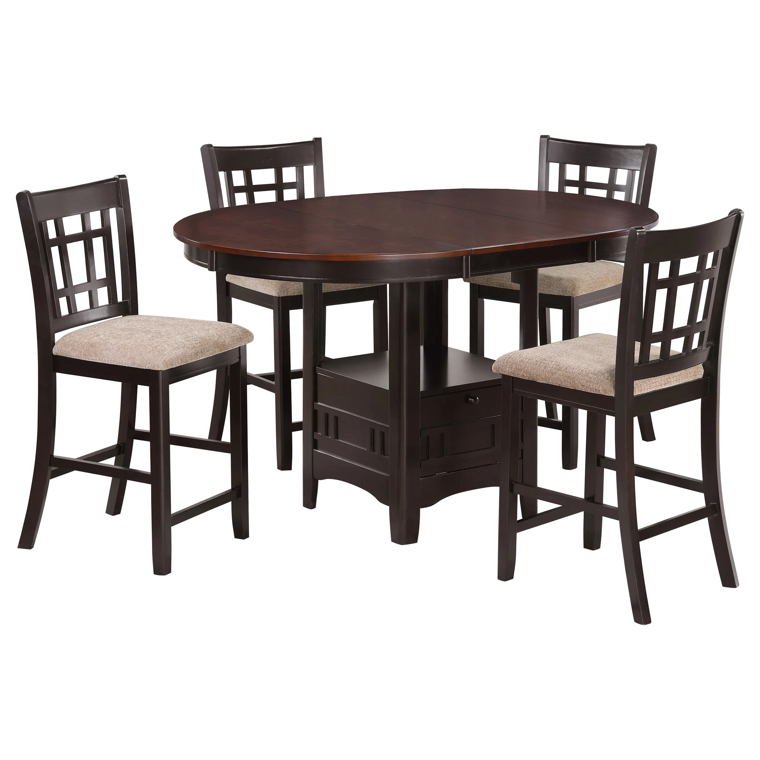 Lavon Oval Counter Height Dining Set - Image 5