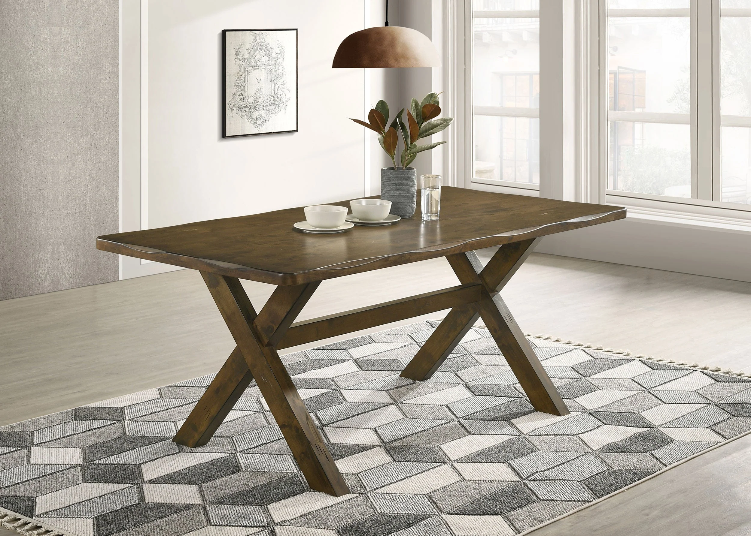 Alston Rectangular 71-inch Dining Table Knotty Nutmeg - Image 3