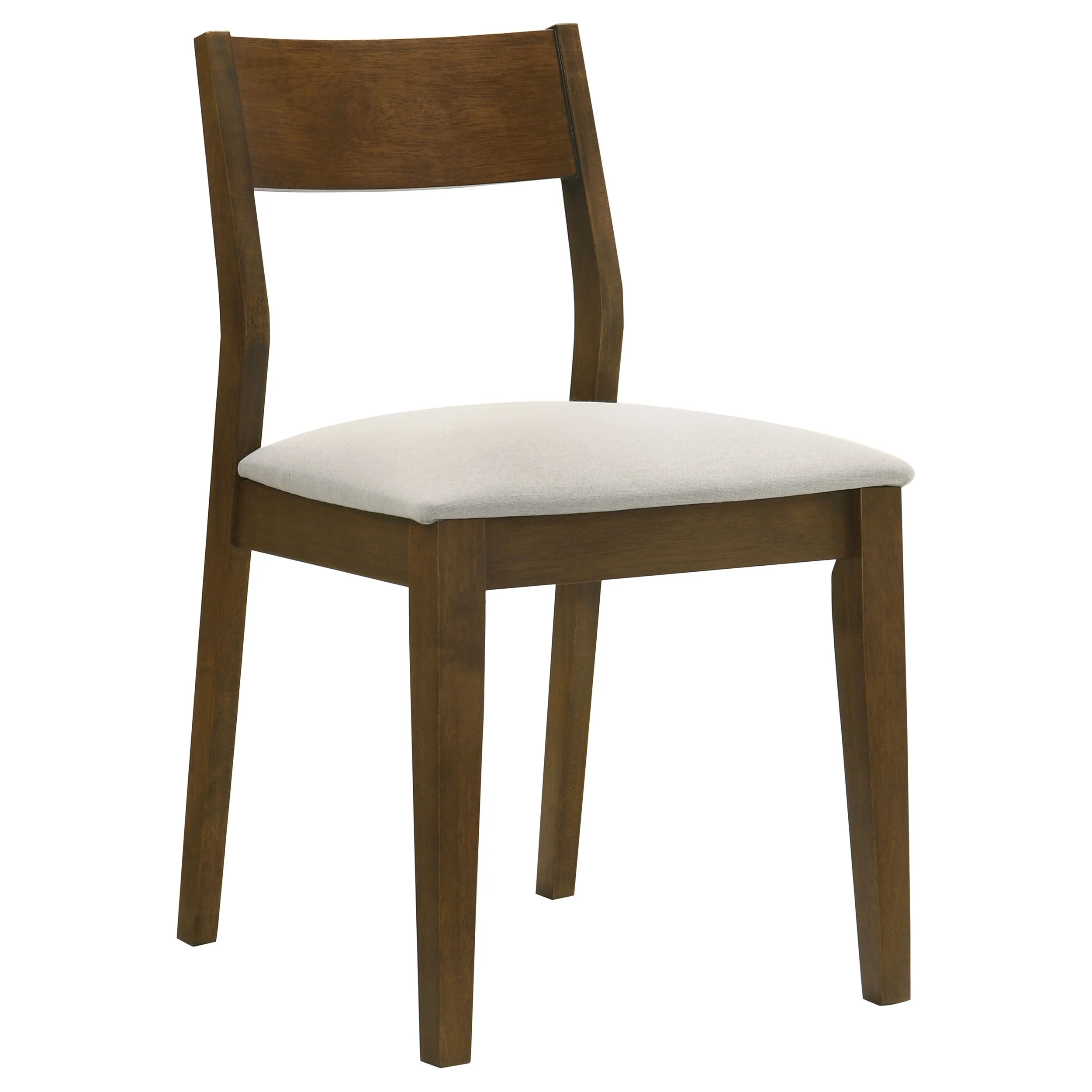 Almonte Dining Chair Upholstered Seat Dark Brown (Set of 2) - Image 4