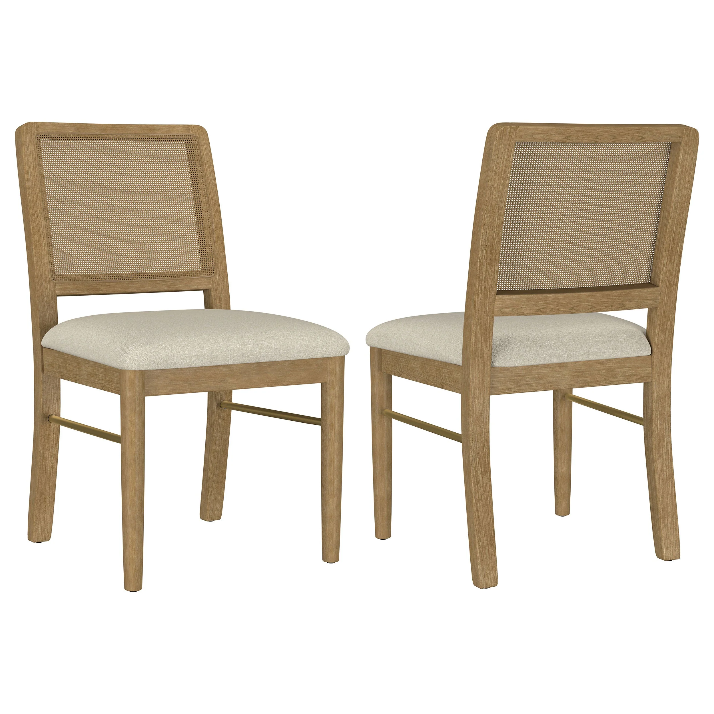 Arini Rattan Cane Dining Side Chair (Set of 2) - Image 4