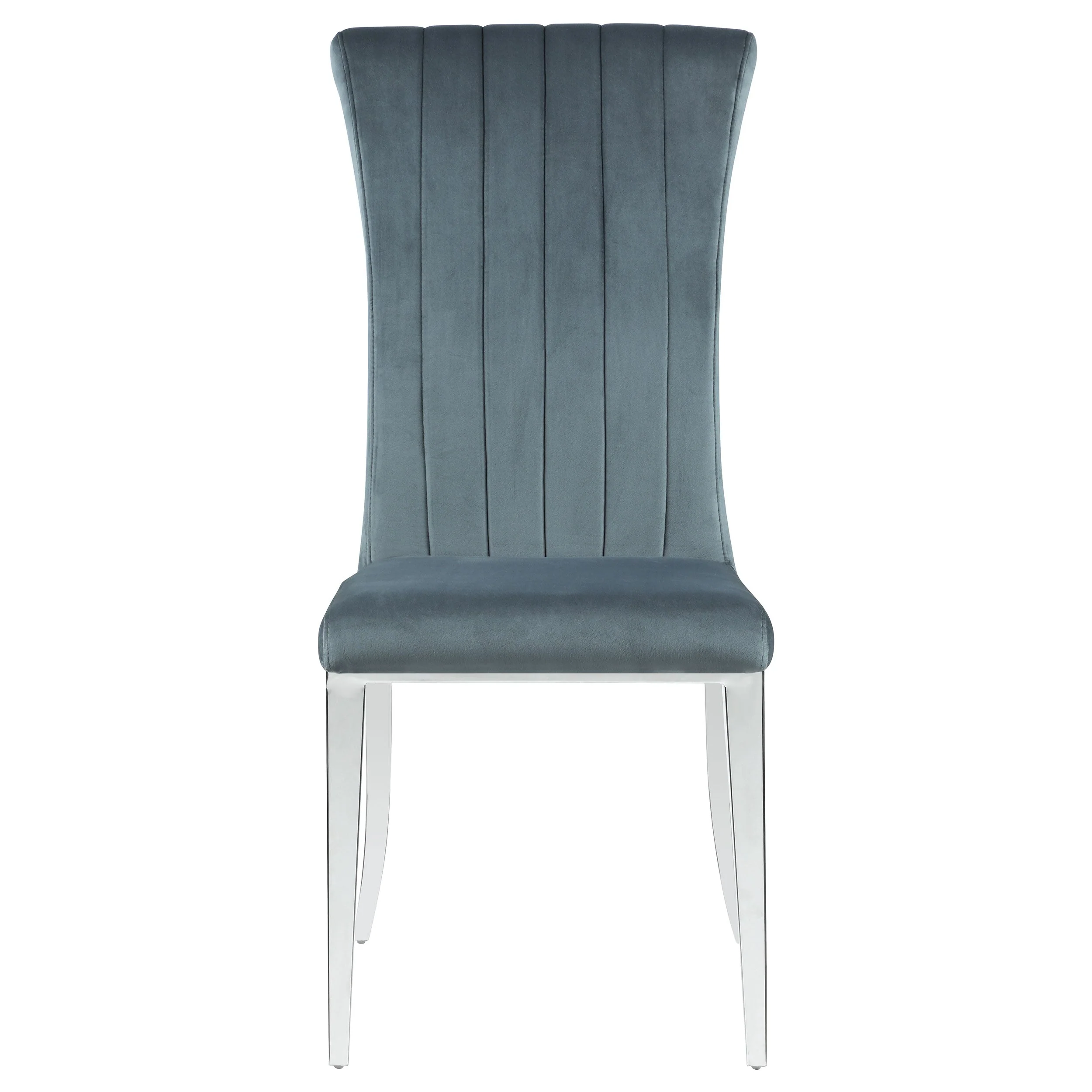 Beaufort Upholstered Dining Side Chair Steel Grey (Set of 2) - Image 5