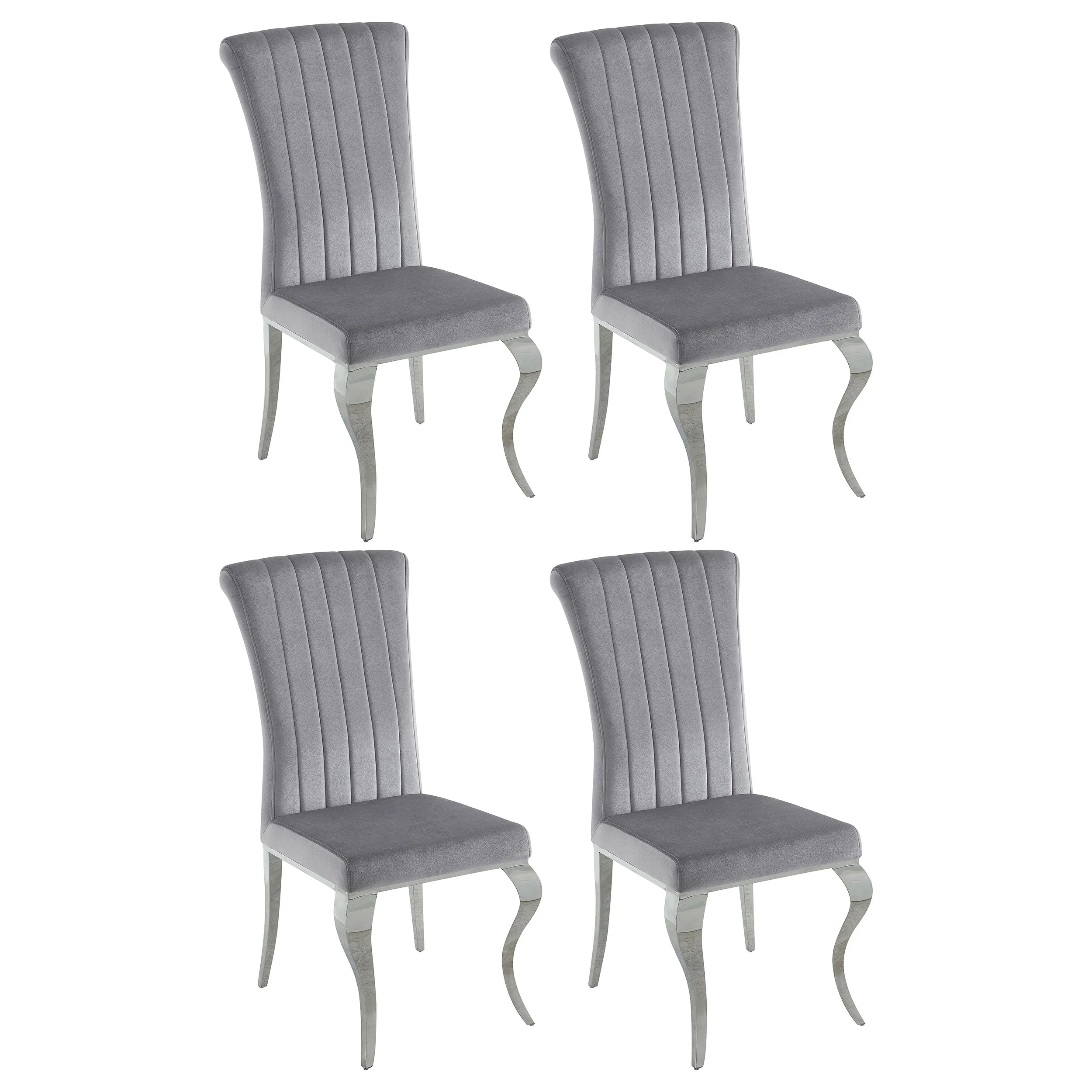 Betty Velvet Upholstered Dining Side Chair (Set of 4) - Image 4