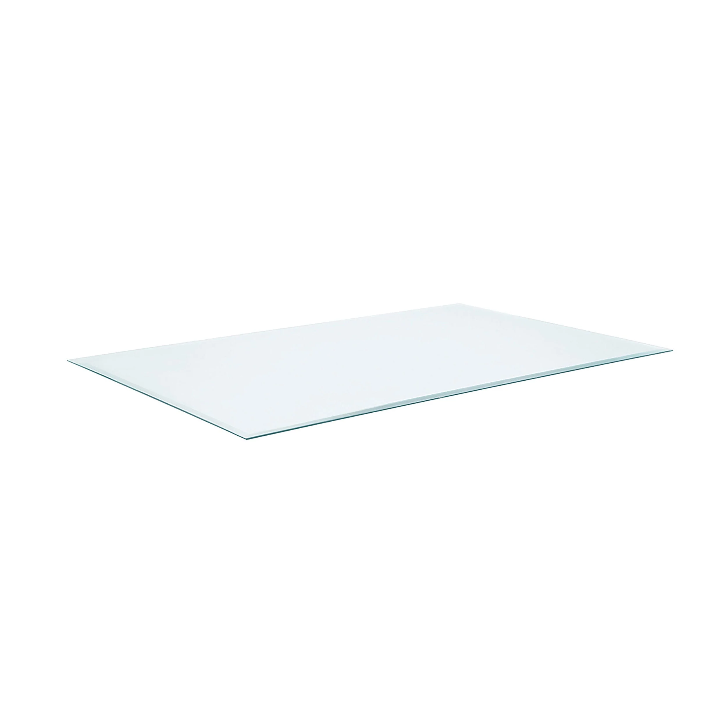52x27-inch 6mm Rectangular Clear Tempered Glass Top - Image 5