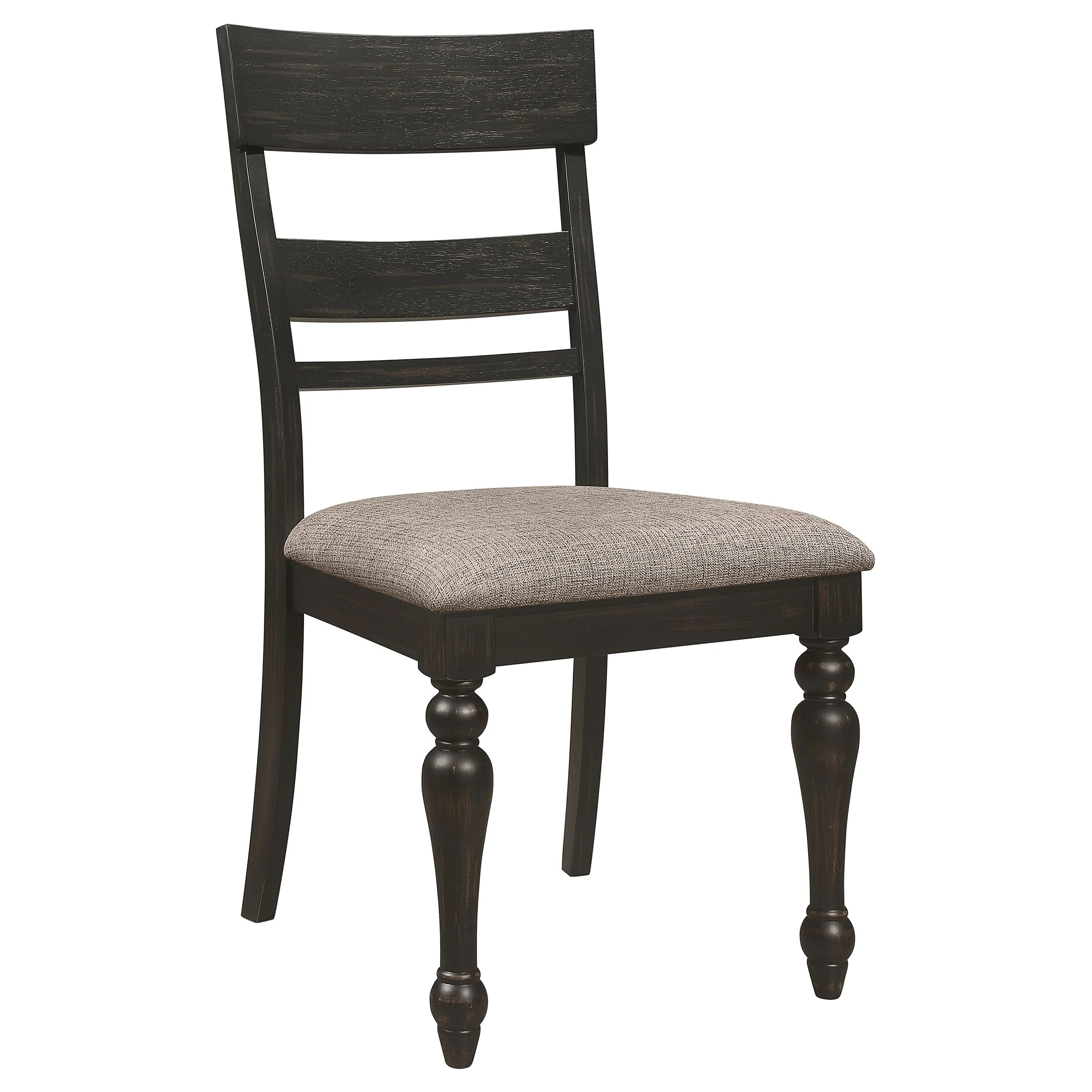 Bridget Wood Dining Side Chair Charcoal (Set of 2) - Image 4