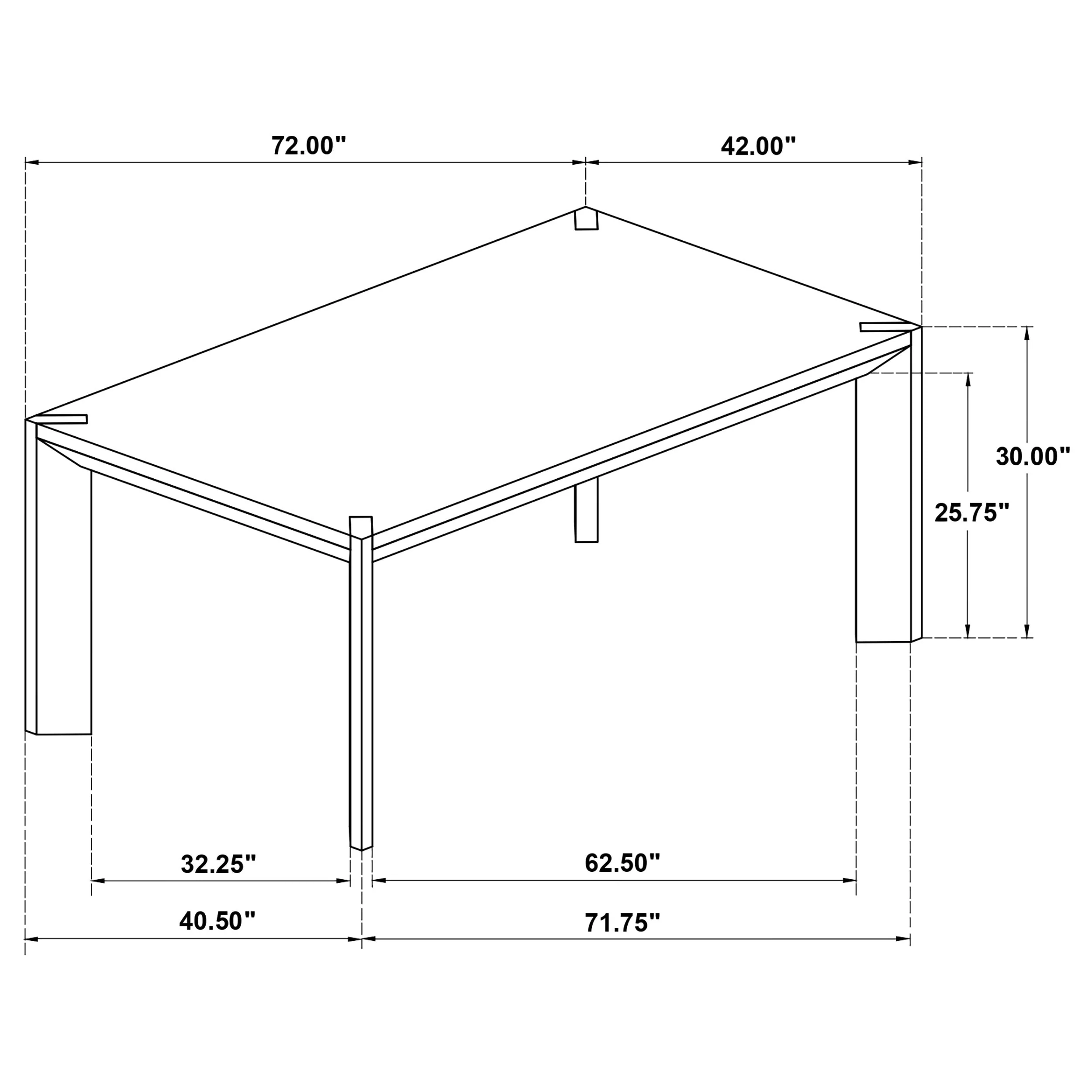 Bruner 72-inch Rectangular Wood Dining Table Natural Brown - Image 9