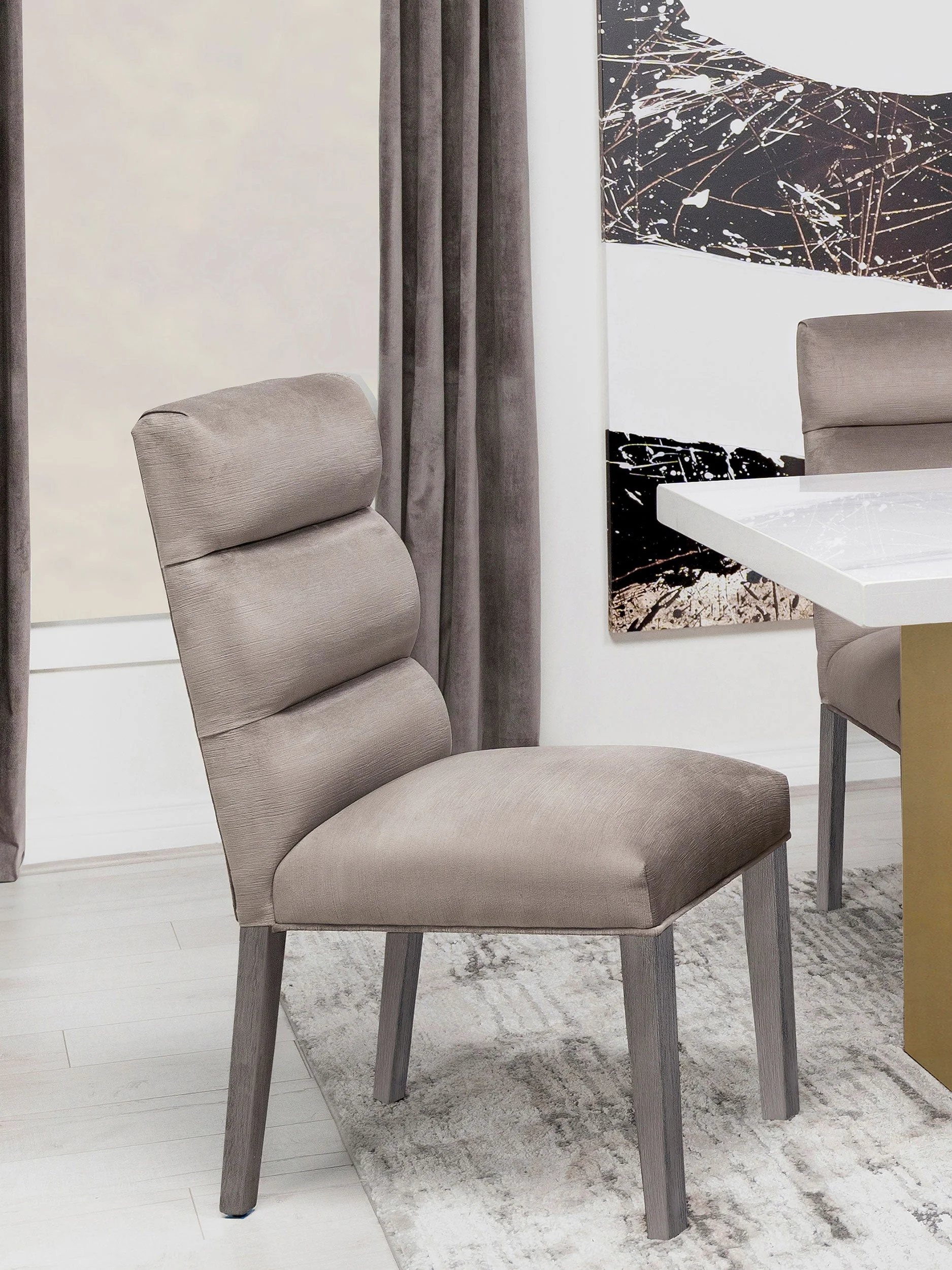 Carla Velvet Upholstered Dining Side Chair (Set of 2) - Image 6