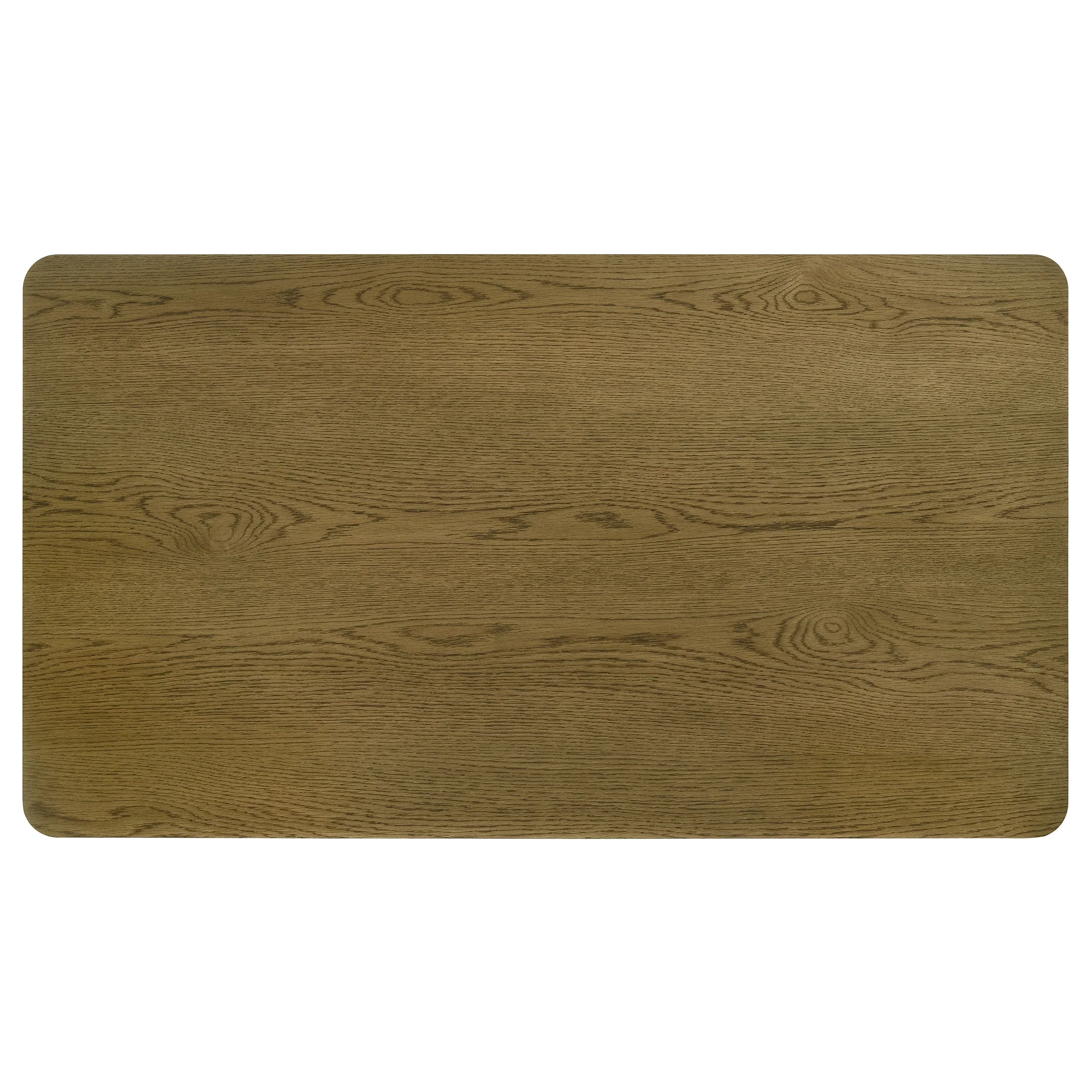 Castlewood 71-inch Rectangular Wood Dining Table Brown Oak - Image 6
