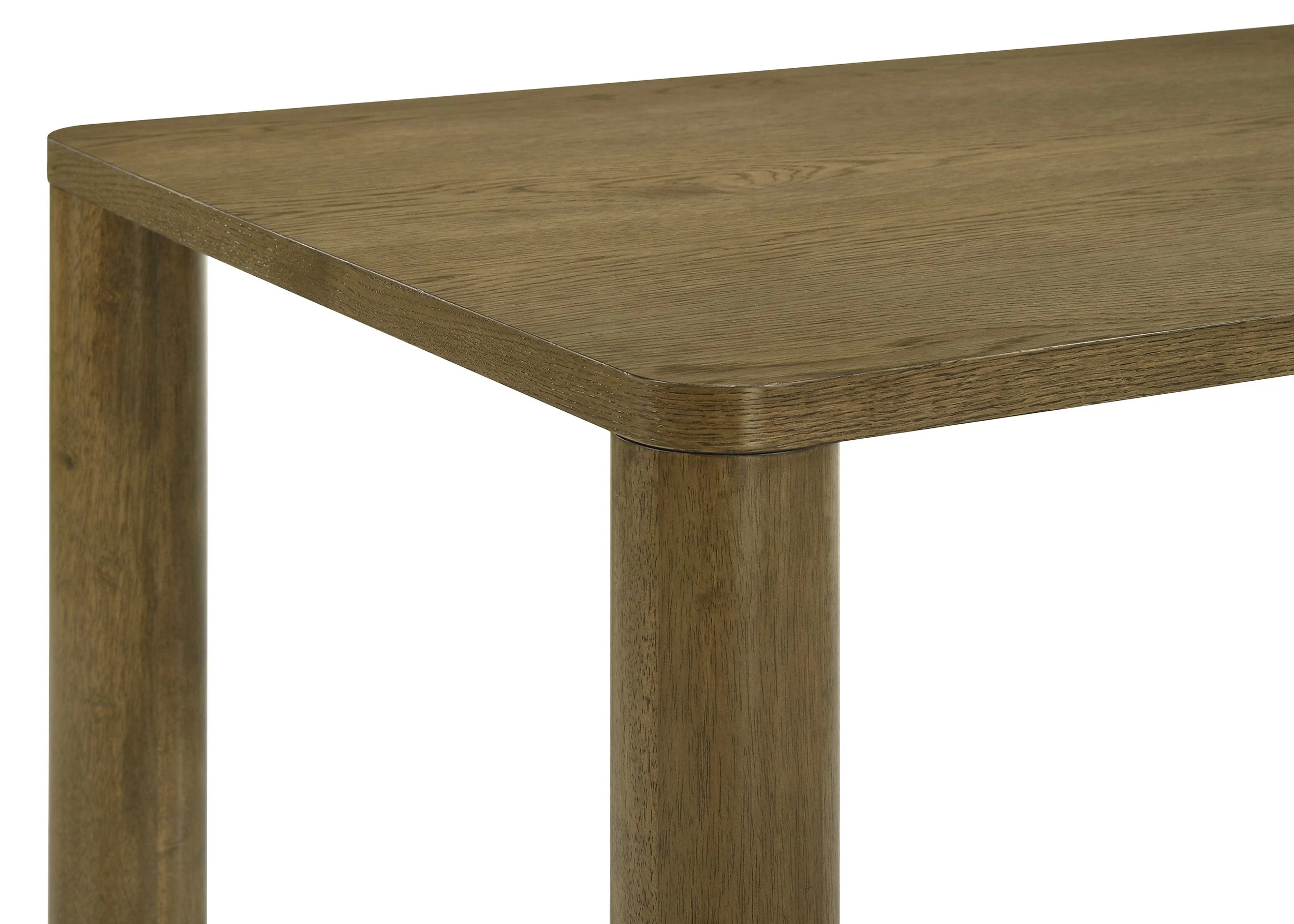 Castlewood 71-inch Rectangular Wood Dining Table Brown Oak - Image 7