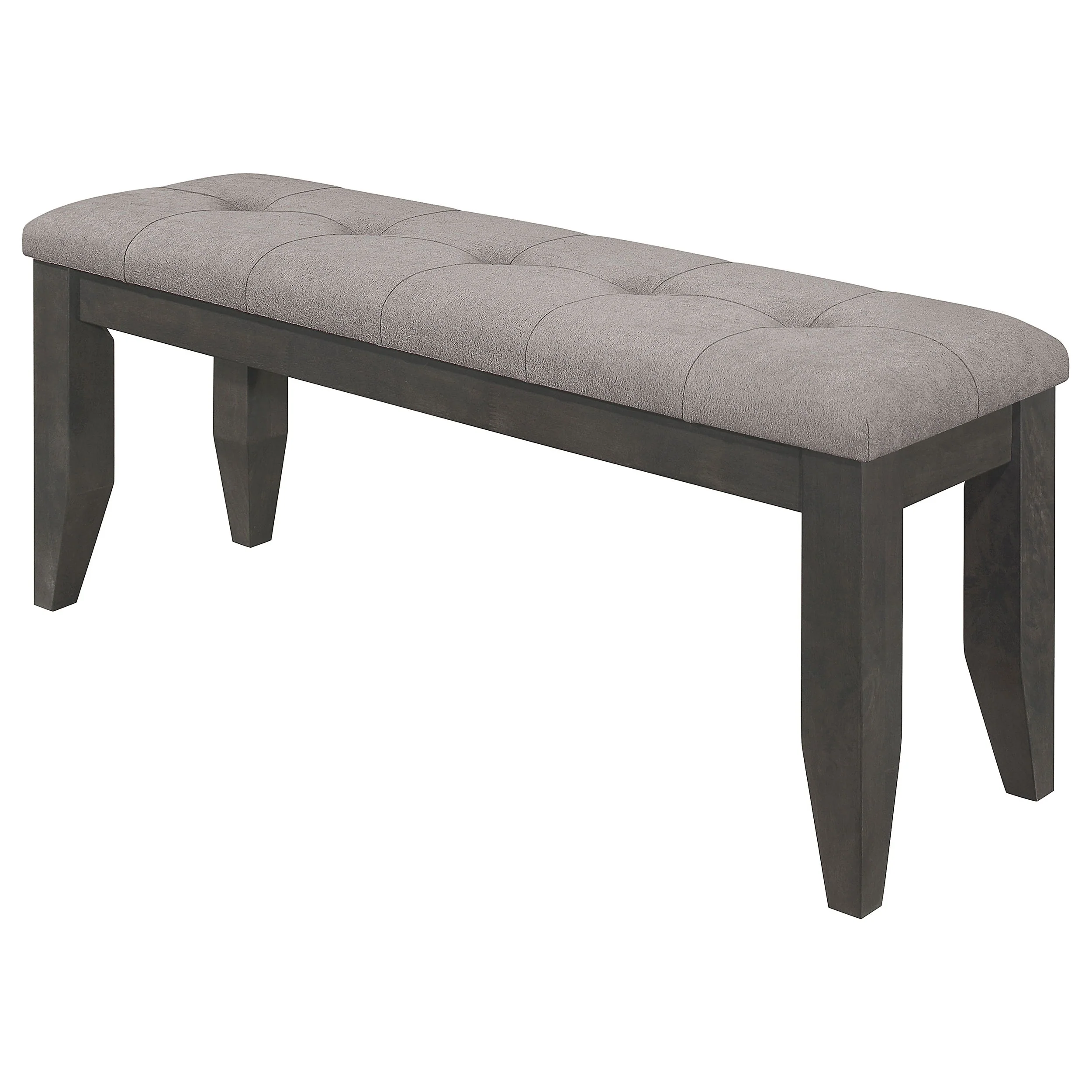 Dalila Leatherette Upholstered Wood Dining Bench - Image 10