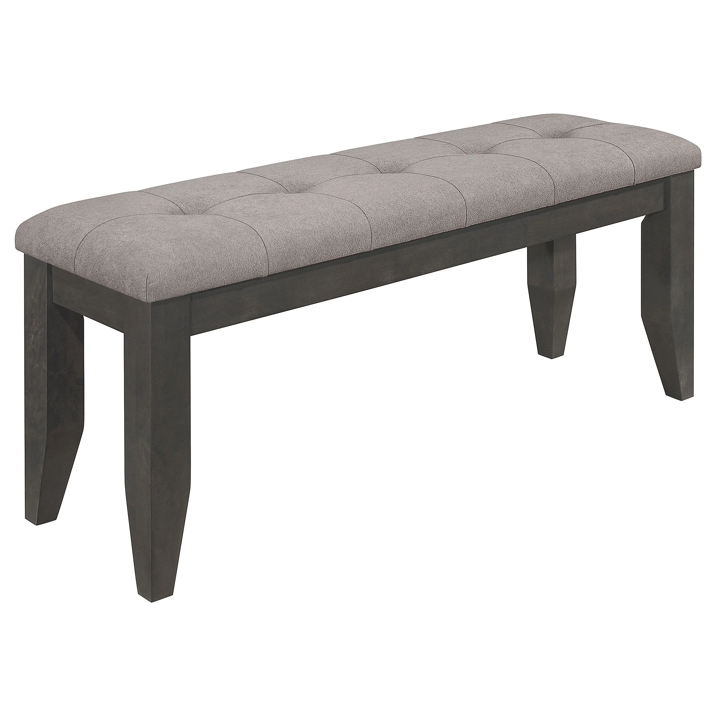 Dalila Leatherette Upholstered Wood Dining Bench - Image 4