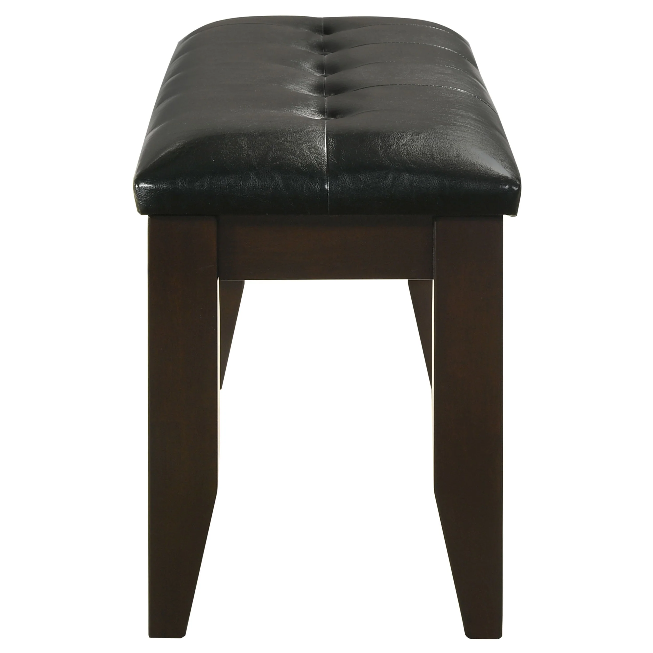 Dalila Leatherette Upholstered Wood Dining Bench - Image 9