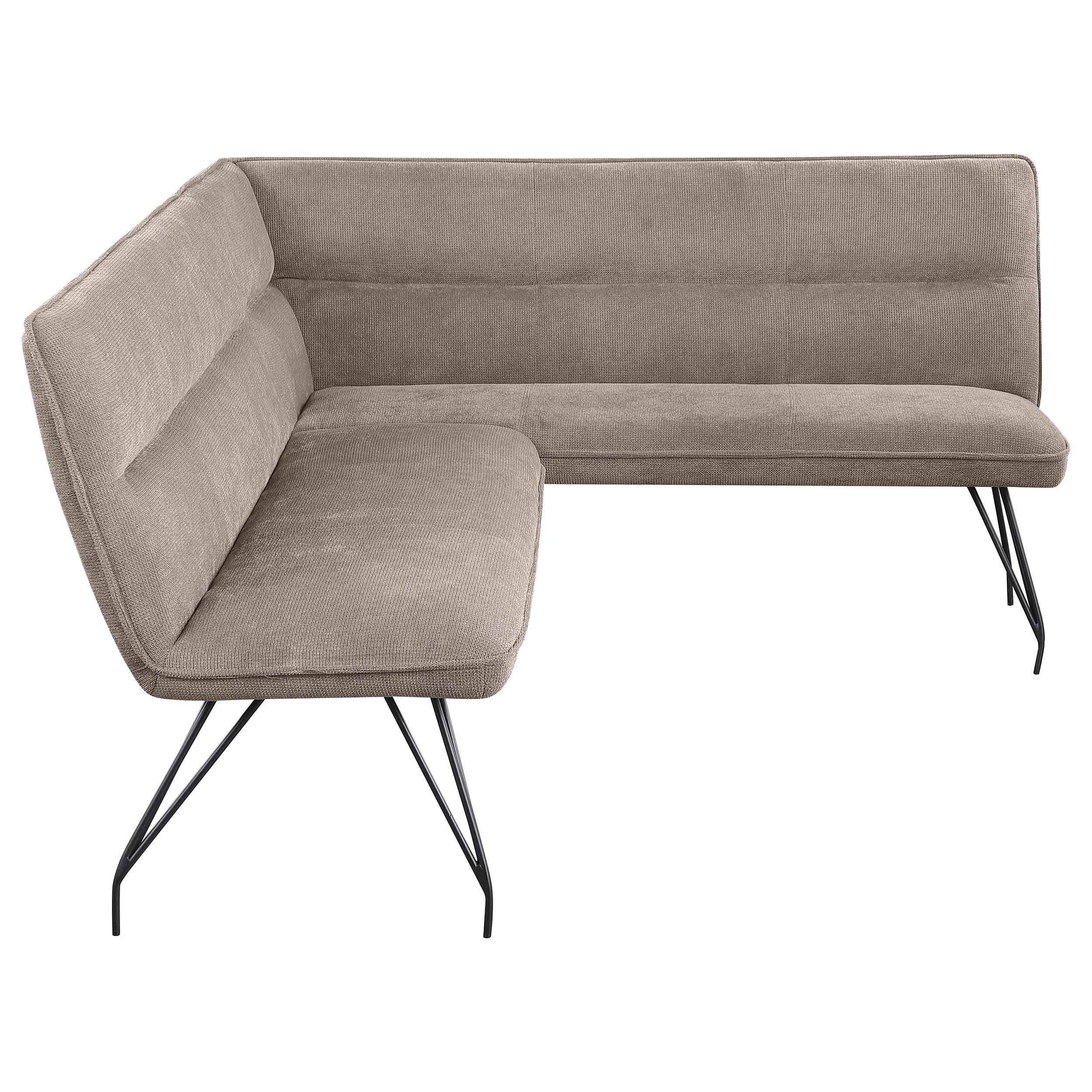 Dodson Fabric Upholstered L-Shaped Nook Dining Bench - Image 14