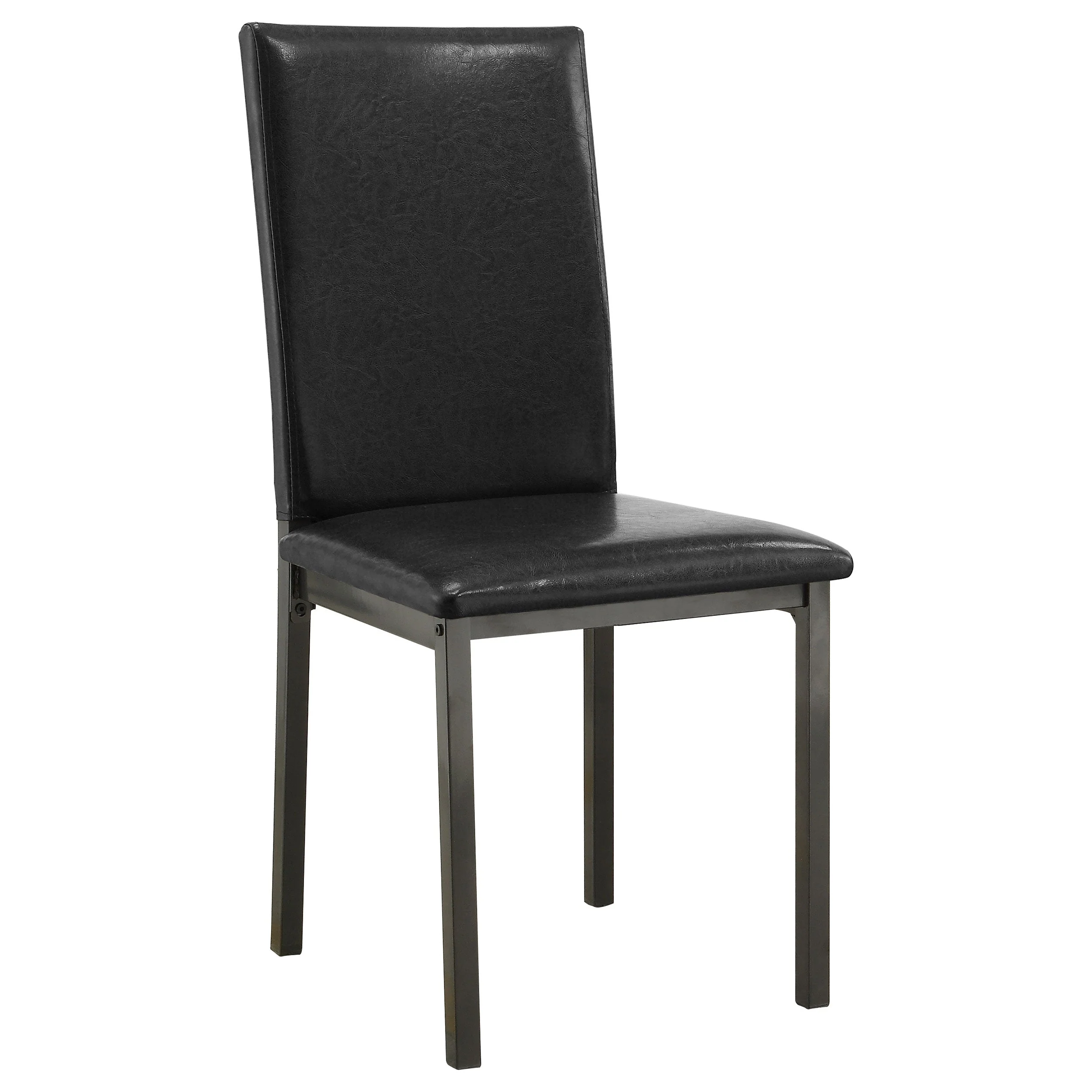 Garza 5-piece Rectangular Dining Table Set Black - Image 5