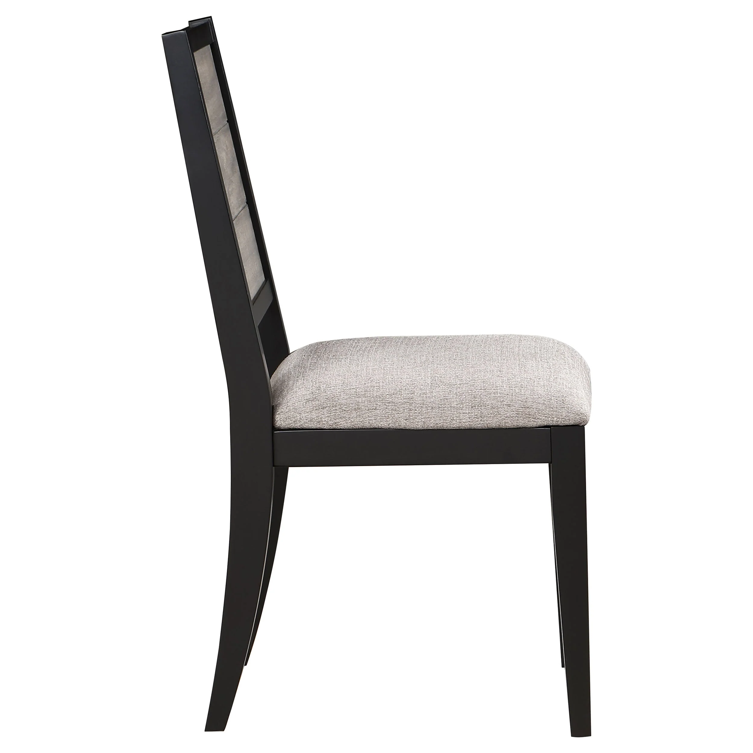 Elodie Wood Dining Side Chair Grey and Black (Set of 2) - Image 11