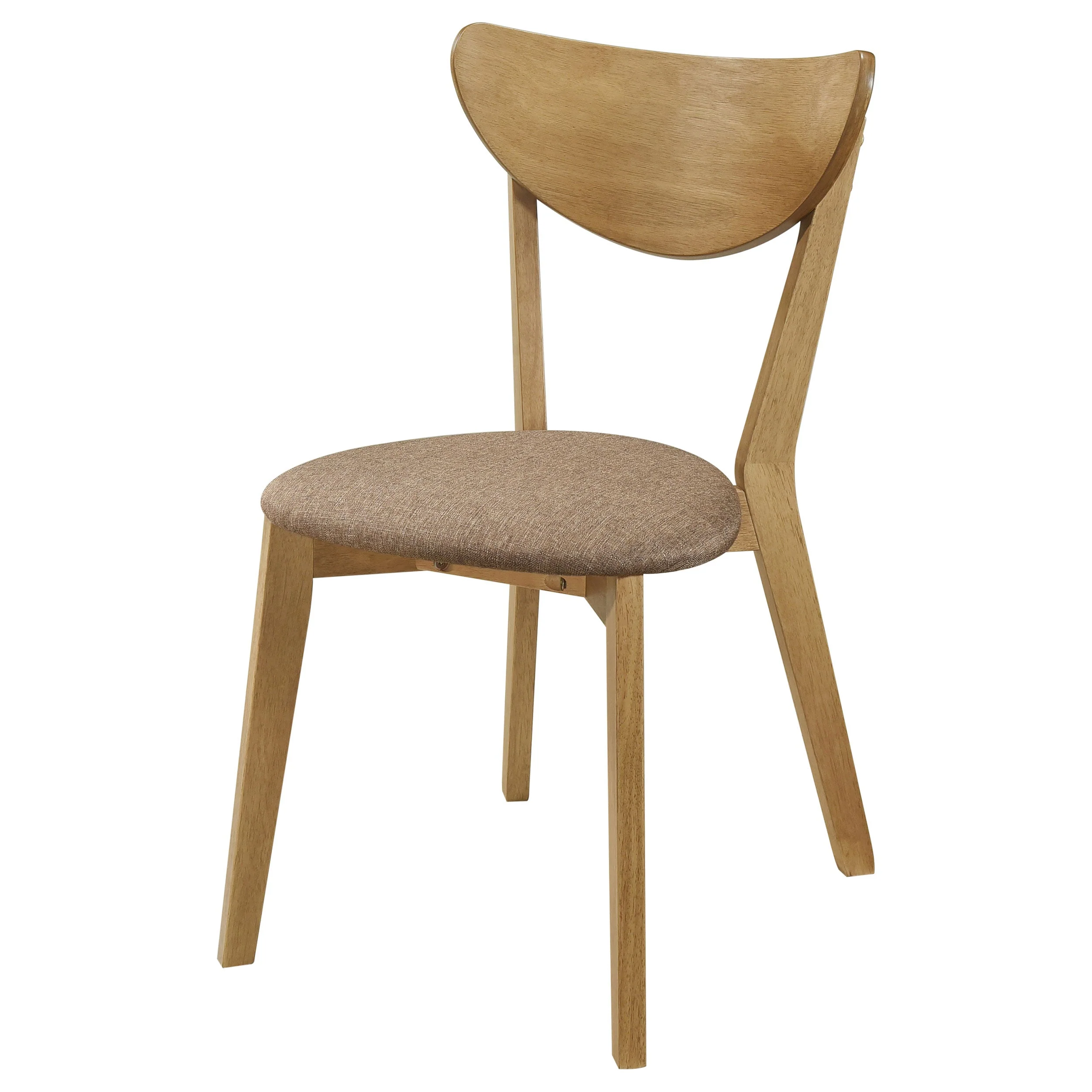Elowen Wood Dining Side Chair Light Walnut (Set of 2) - Image 6