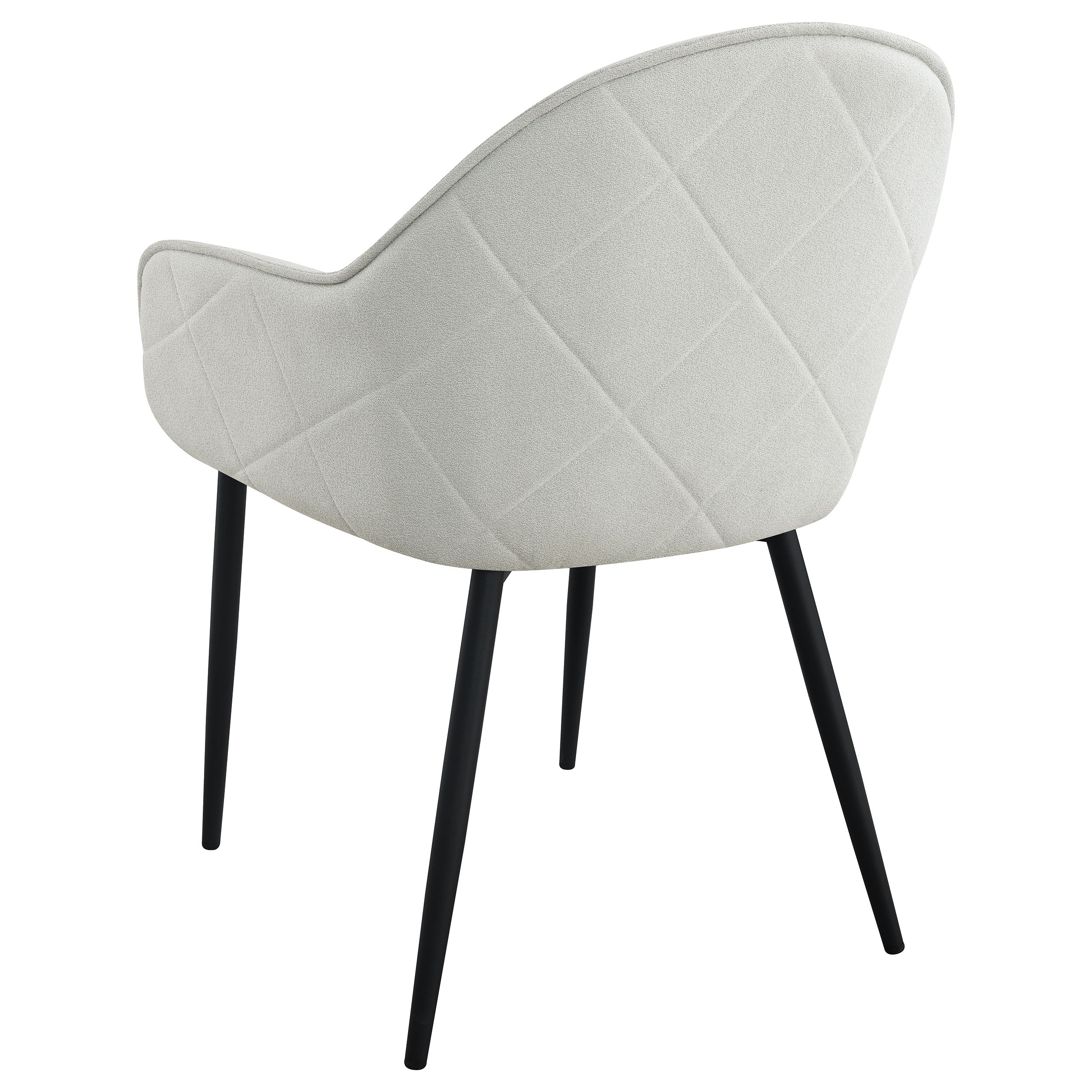 Emma Fabric Upholstered Dining Arm Chair Fog (Set of 2) - Image 15