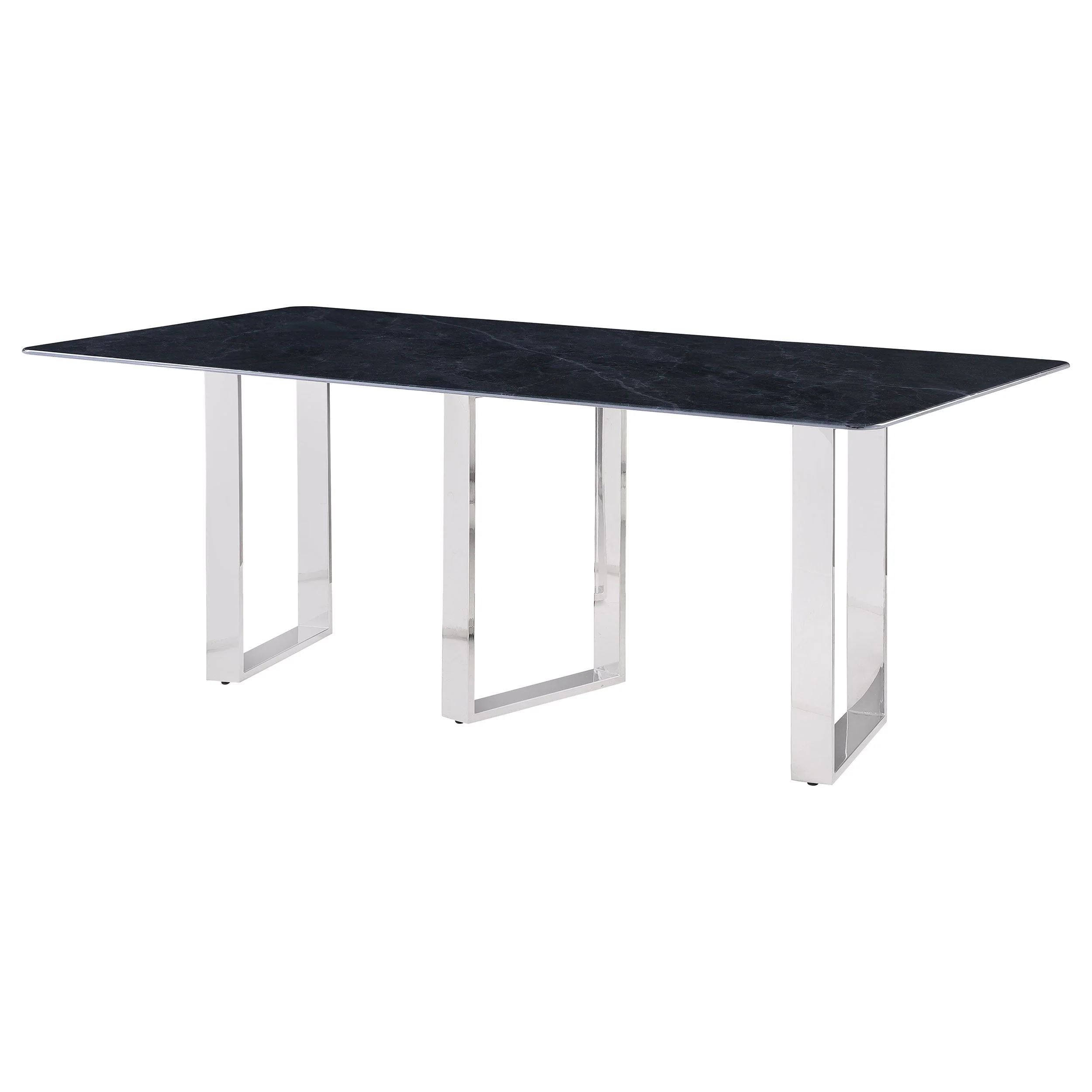 Desden 79-inch Rectangular Sintered Stone Dining Table Grey - Image 5