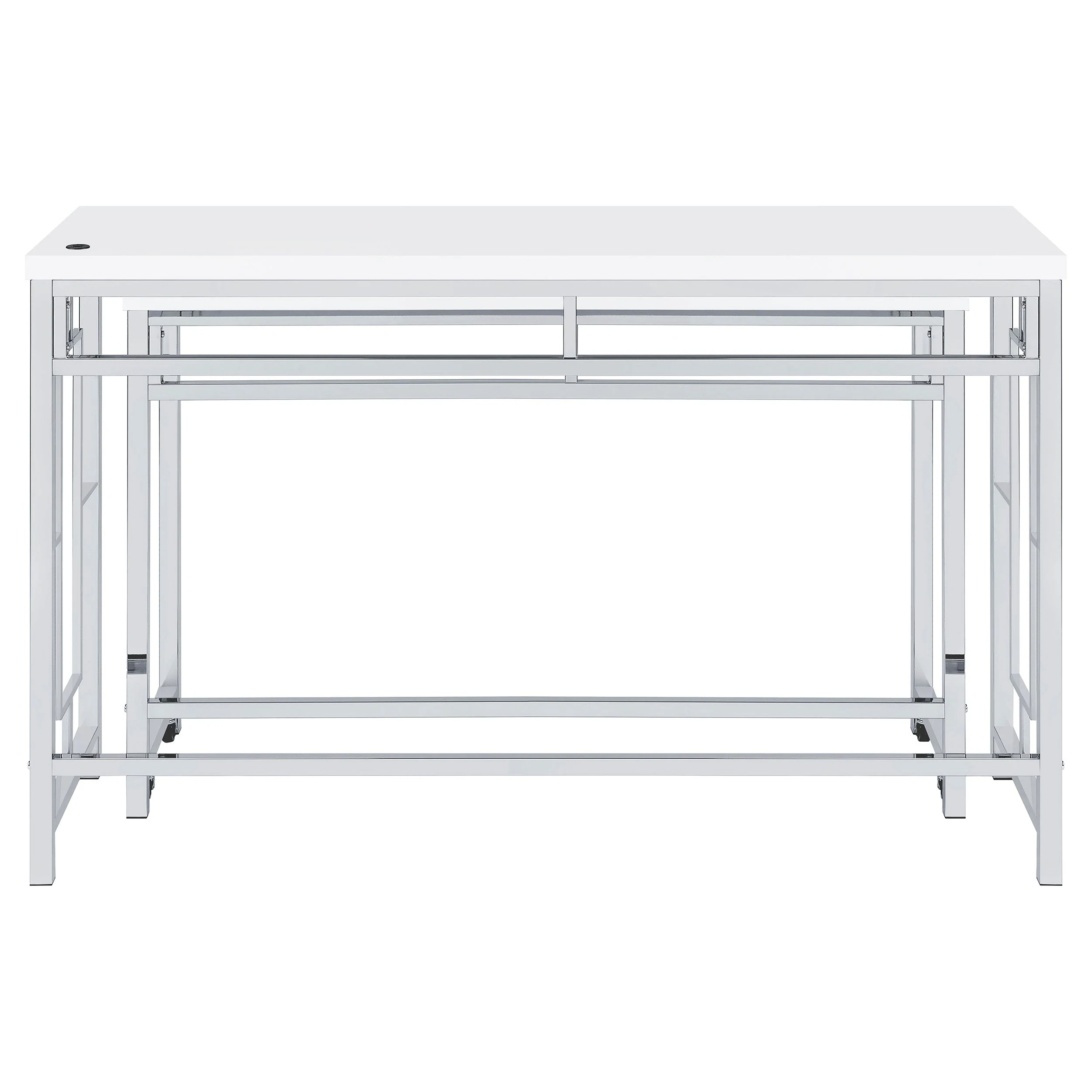Jackson 4-piece Multipurpose Counter Height Table Set White - Image 8