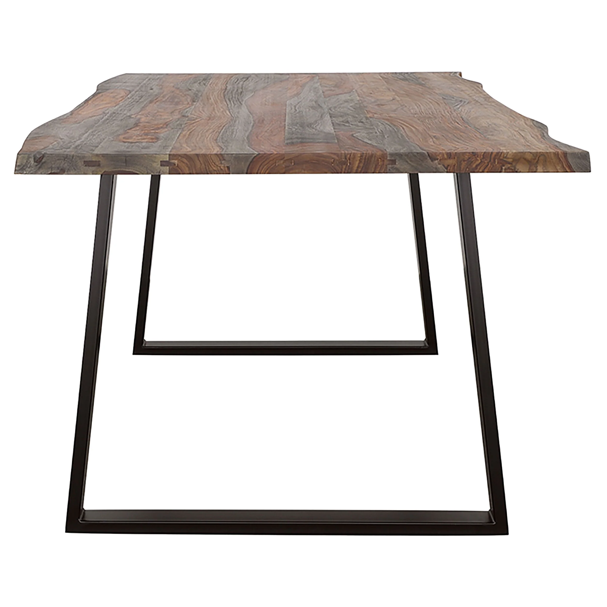 Ditman 80-inch Live Edge Dining Table Grey Sheesham - Image 6