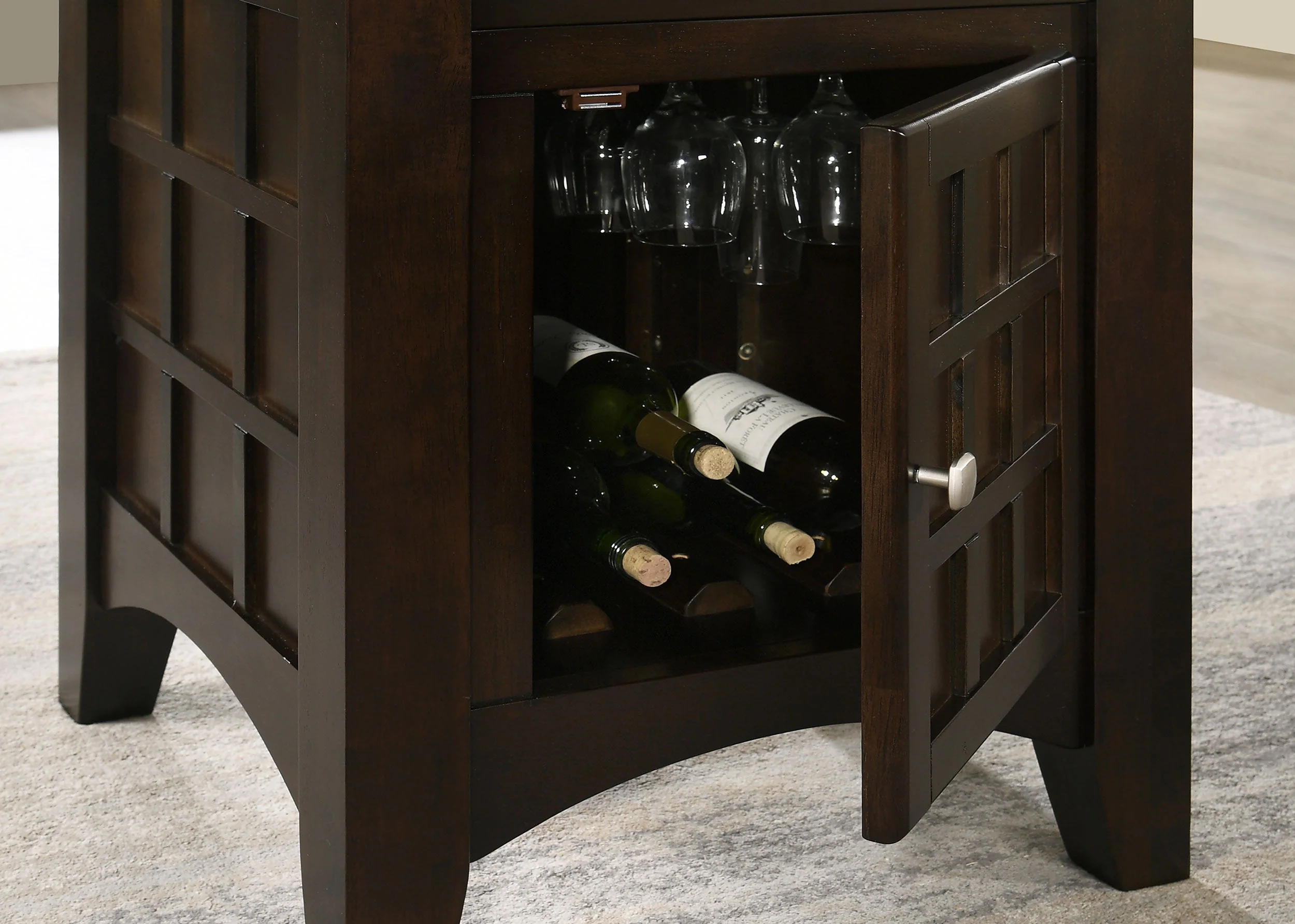 Gabriel Square Counter Height Dining Set Cappuccino - Image 28