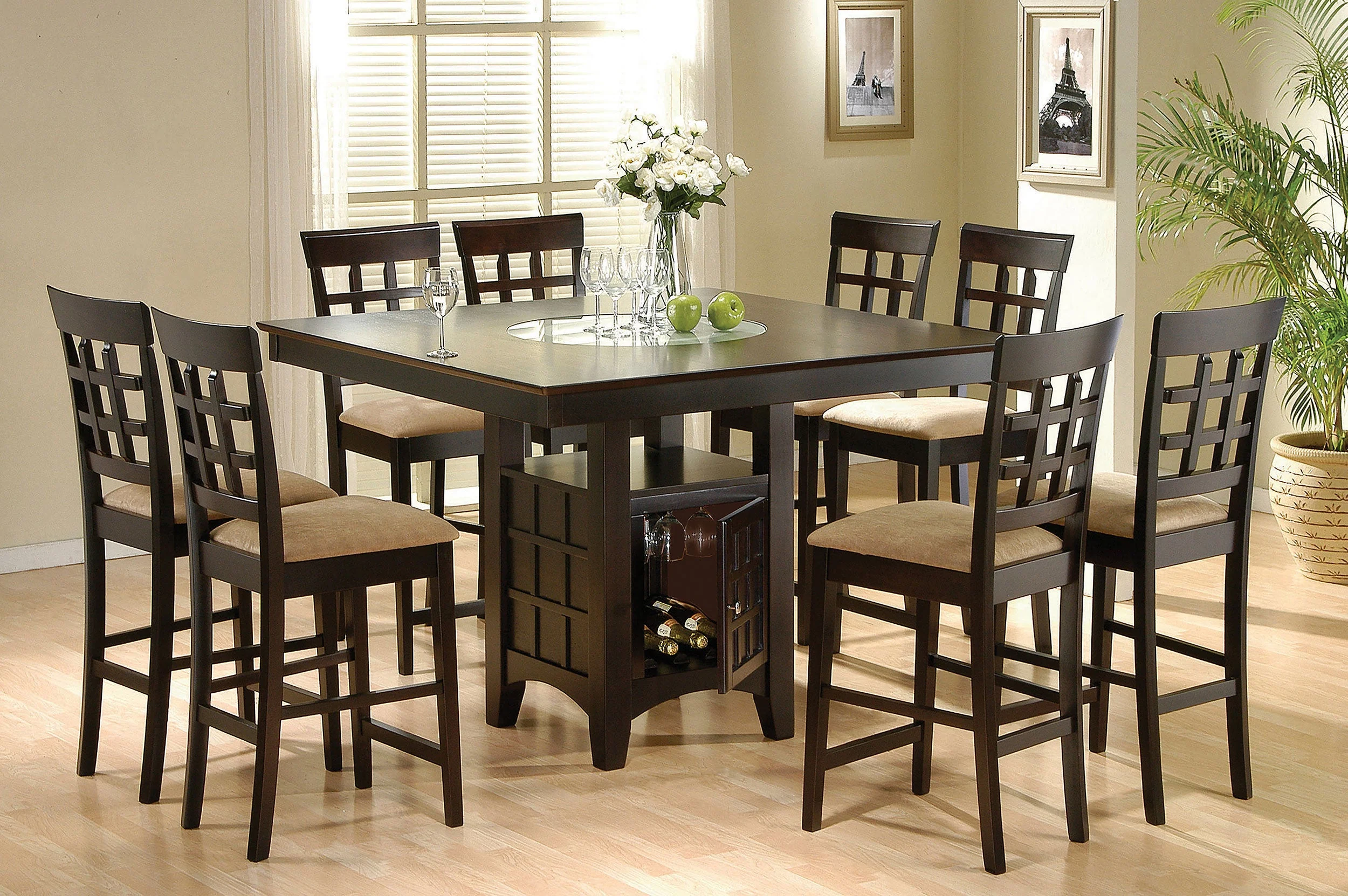 Gabriel Square Counter Height Dining Set Cappuccino - Image 6
