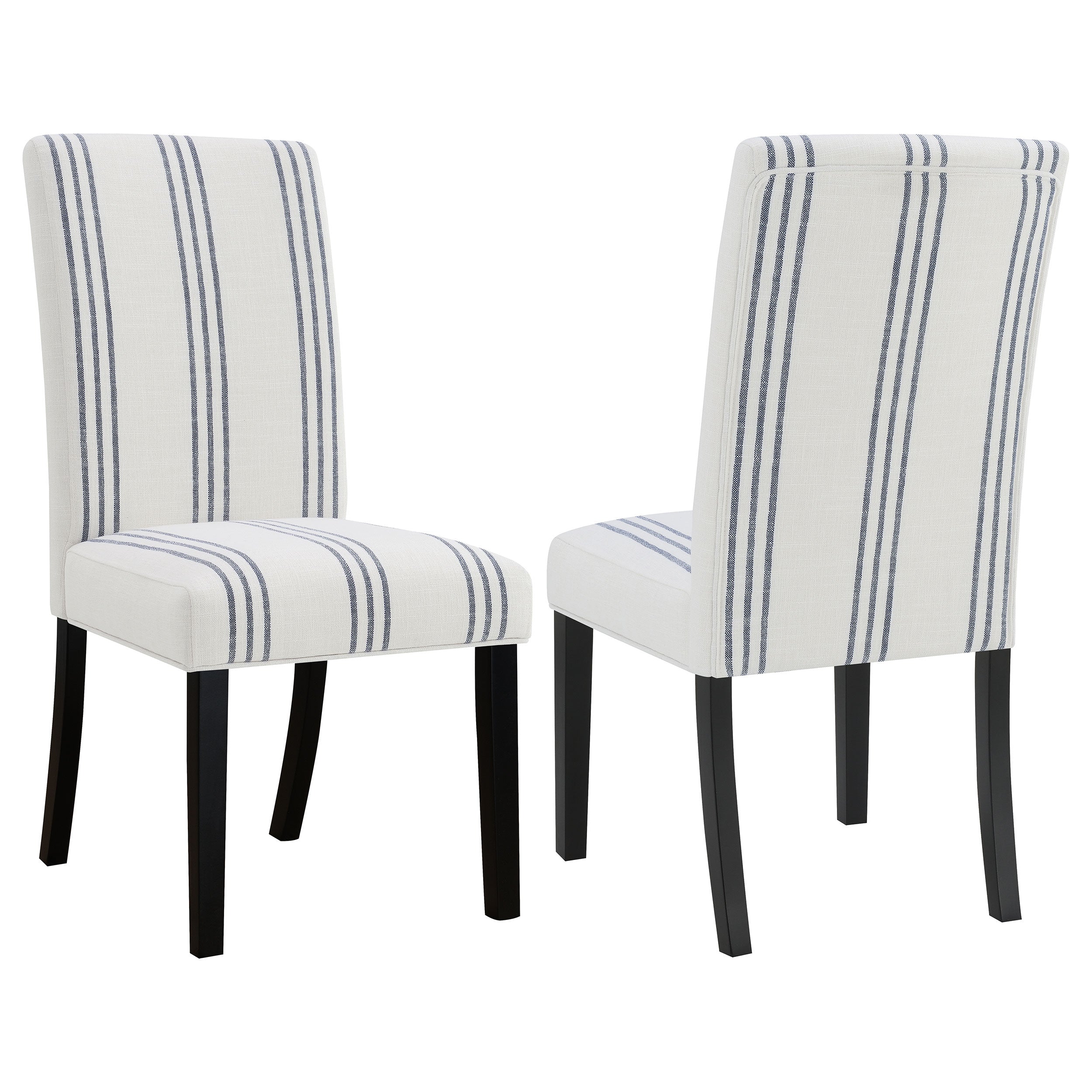 Herran Upholstered Dining Side Chair Beige (Set of 2) - Image 2