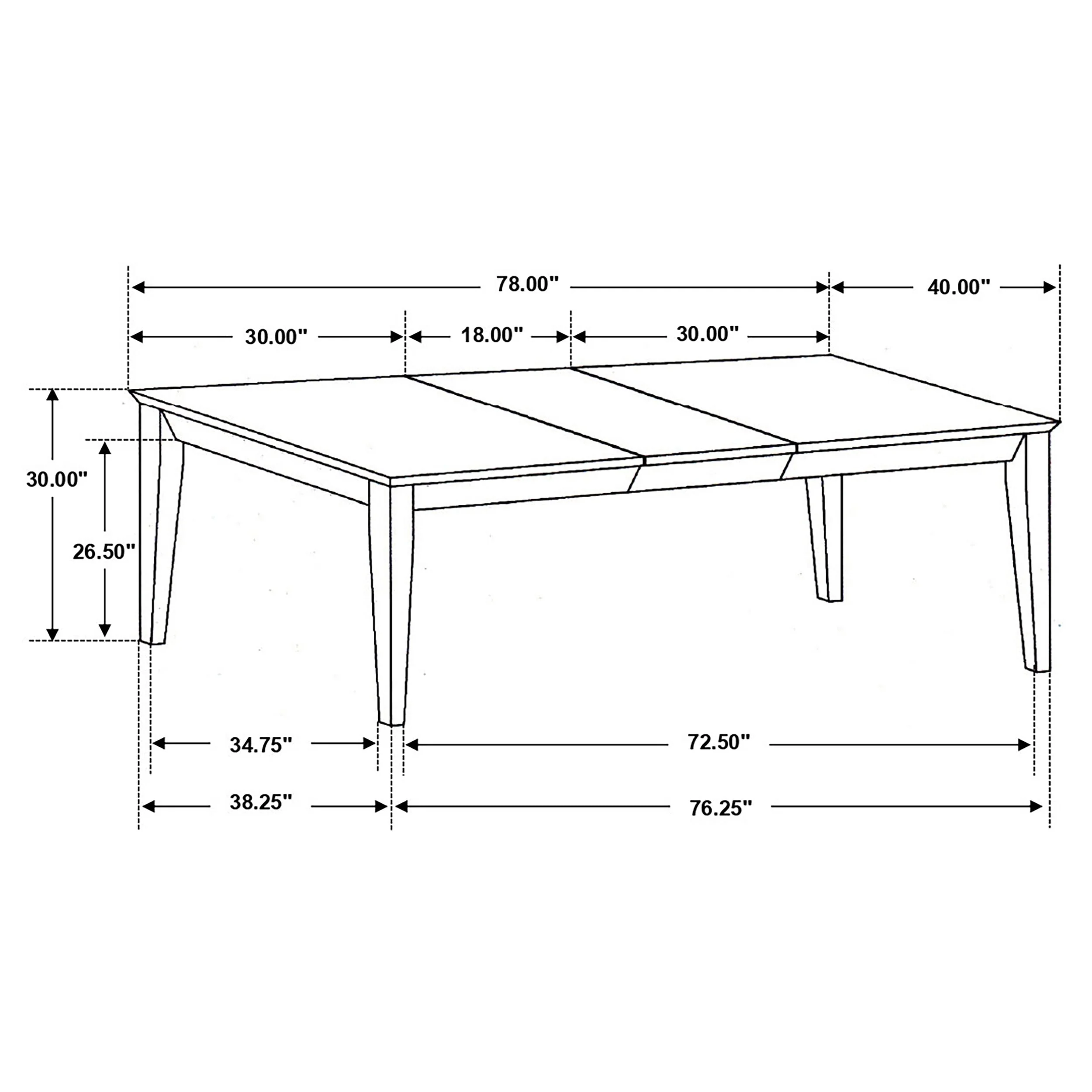 Louise Rectangular Extension Leaf Dining Set - Image 22