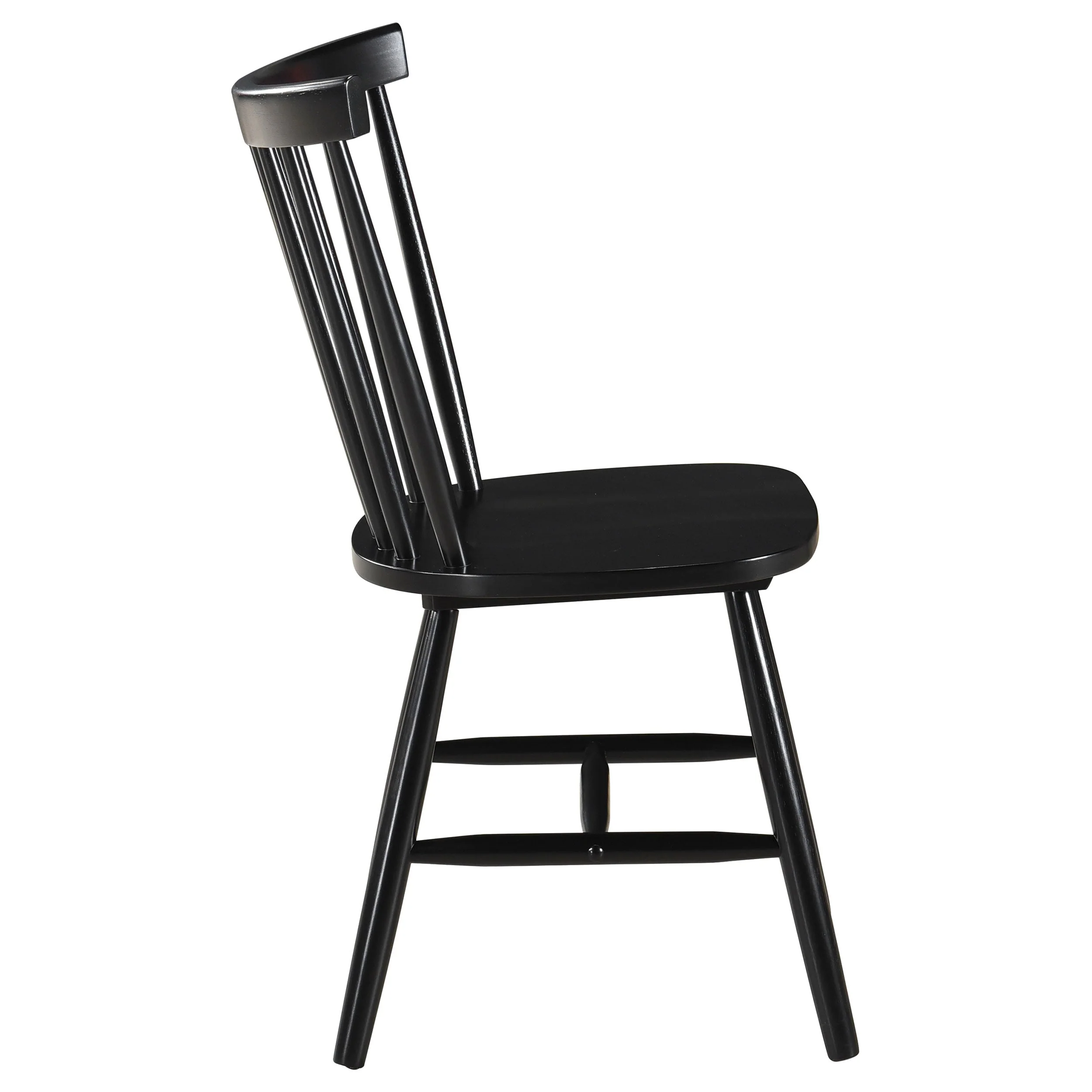 Hollyoak Windsor Wood Dining Side Chair Black (Set of 2) - Image 10