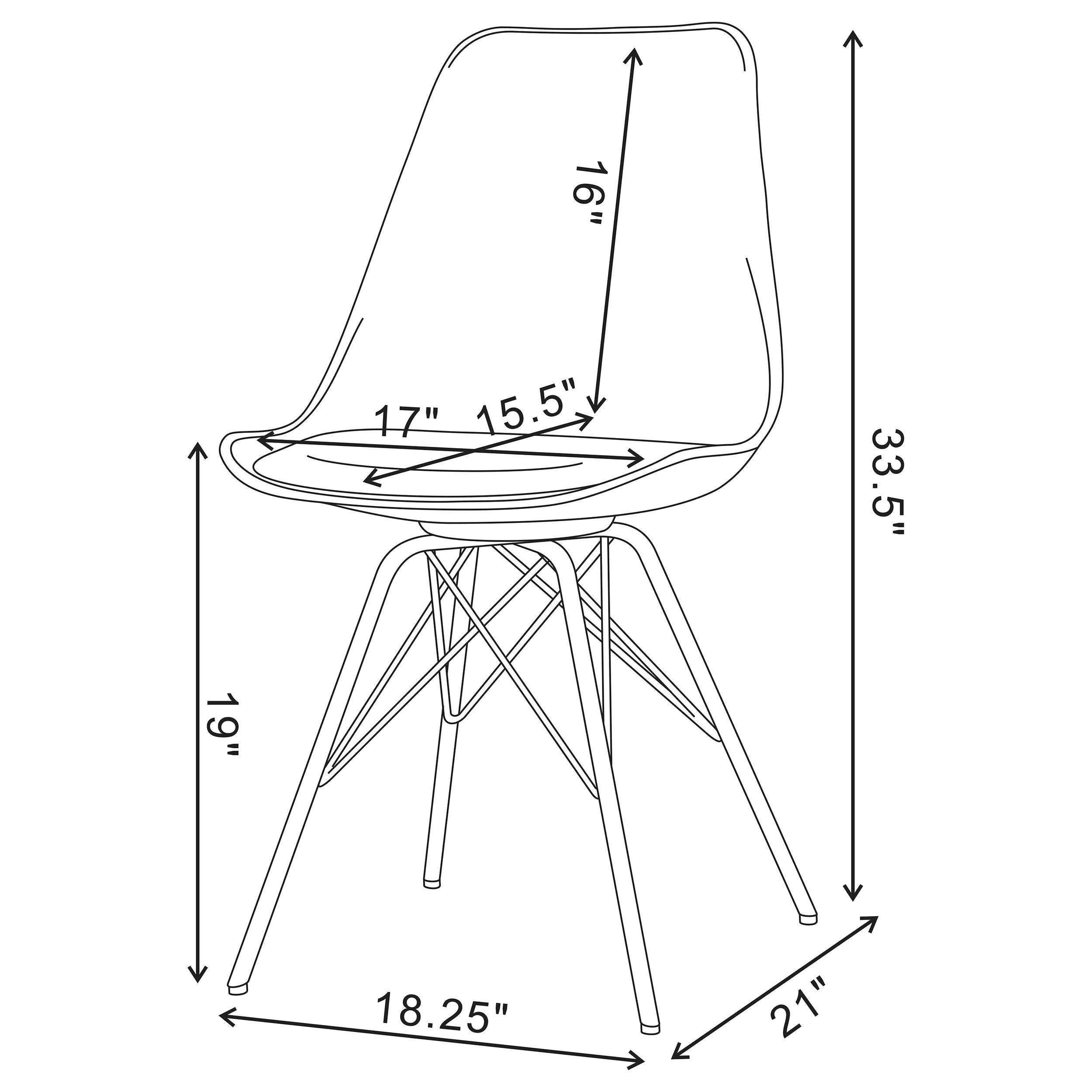 Juniper Polypropylene Dining Side Chair (Set of 2) - Image 32