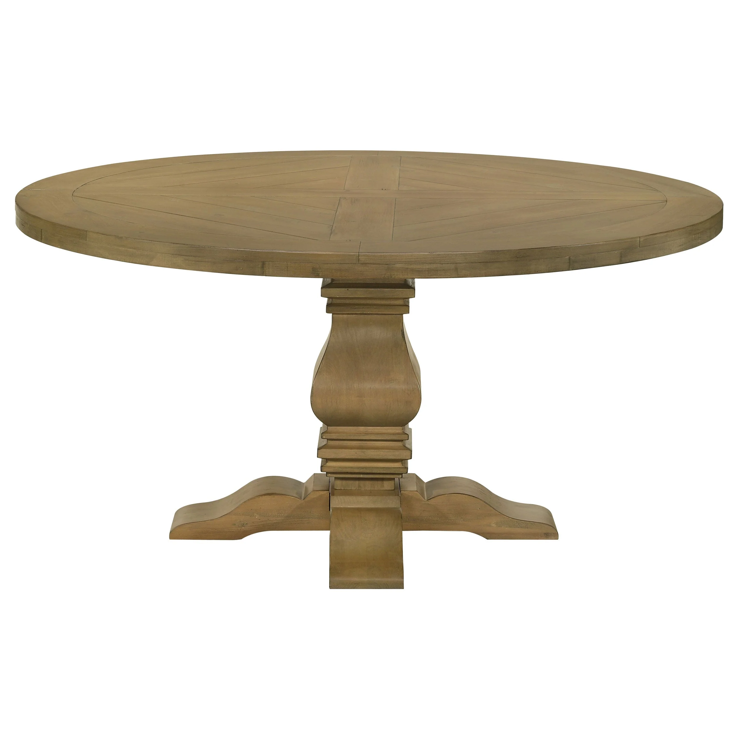 Florence Round 60-inch Wood Dining Table - Image 7