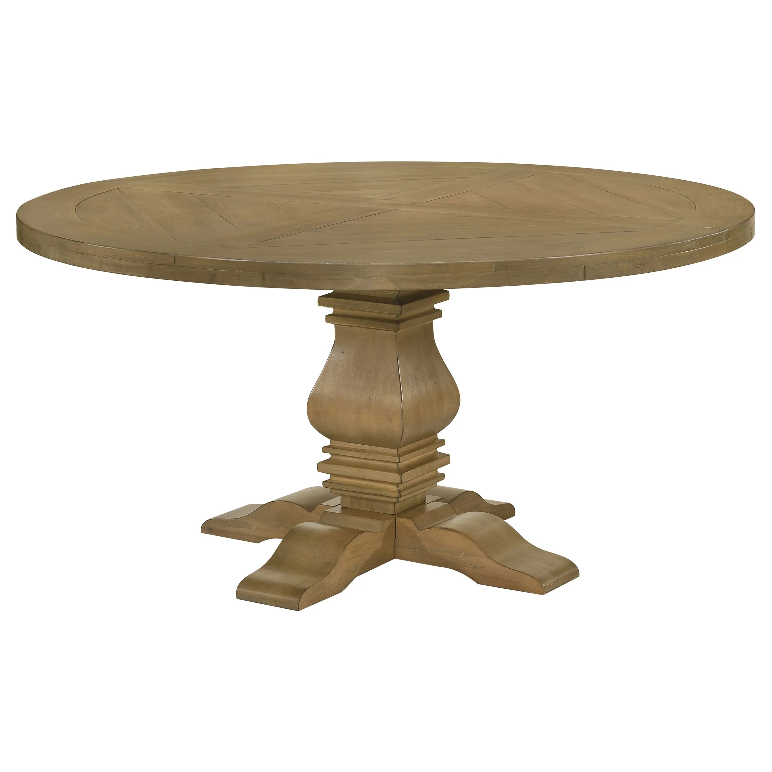 Florence Round 60-inch Wood Dining Table - Image 9