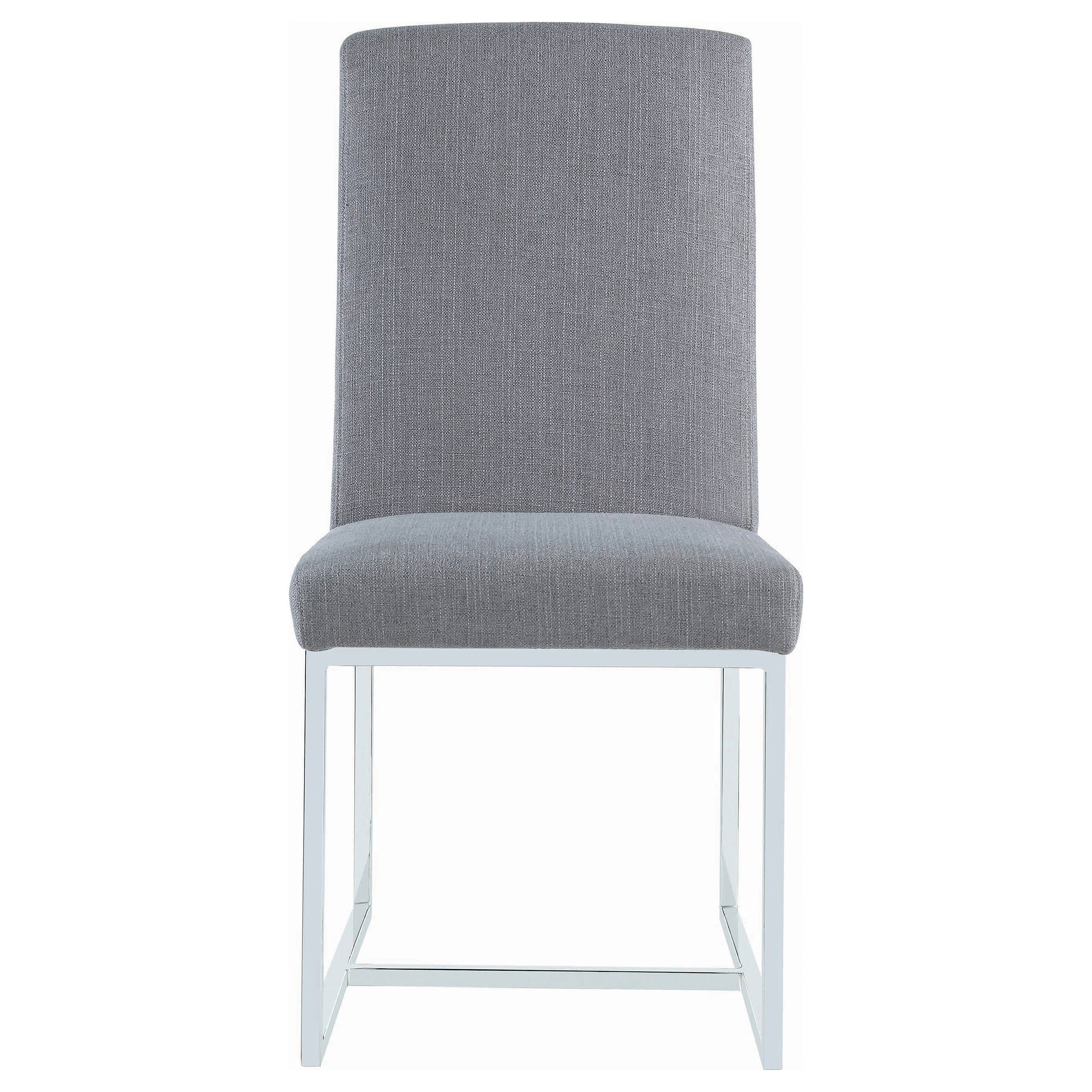 Mackinnon Upholstered Dining Side Chair Grey (Set of 2) - Image 5